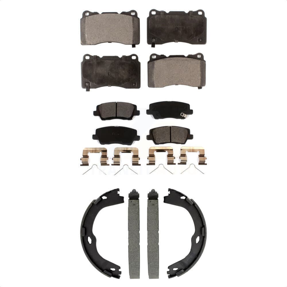 Transit Auto - KTN-100954 - Front and Rear Disc Brake Pad Kits image 1