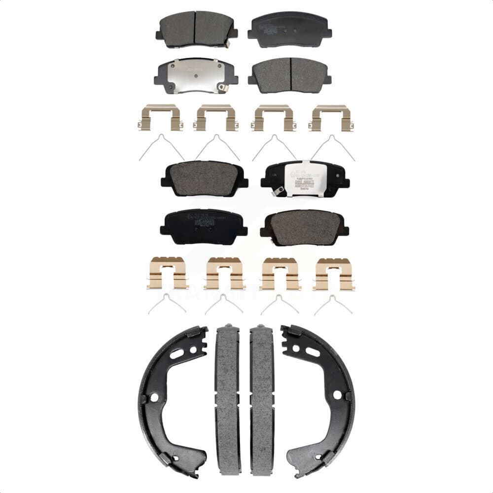Transit Auto - KTN-100956 - Front and Rear Disc Brake Pad Kits image 1