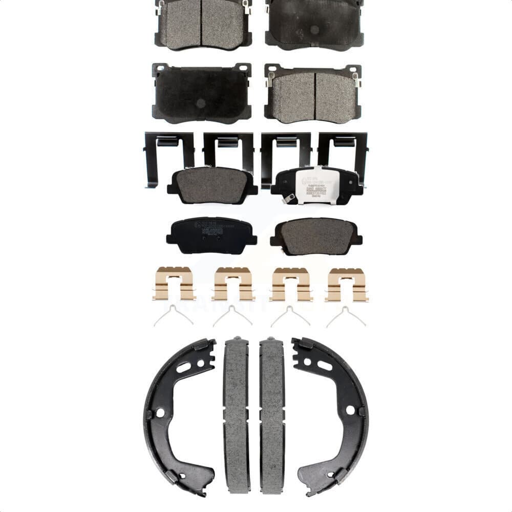 Transit Auto - KTN-100958 - Front and Rear Disc Brake Pad Kits image 1