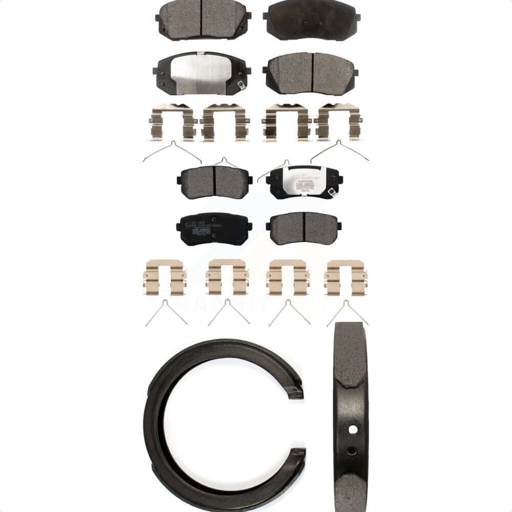 Transit Auto - KTN-100961 - Front and Rear Disc Brake Pad Kits image 1