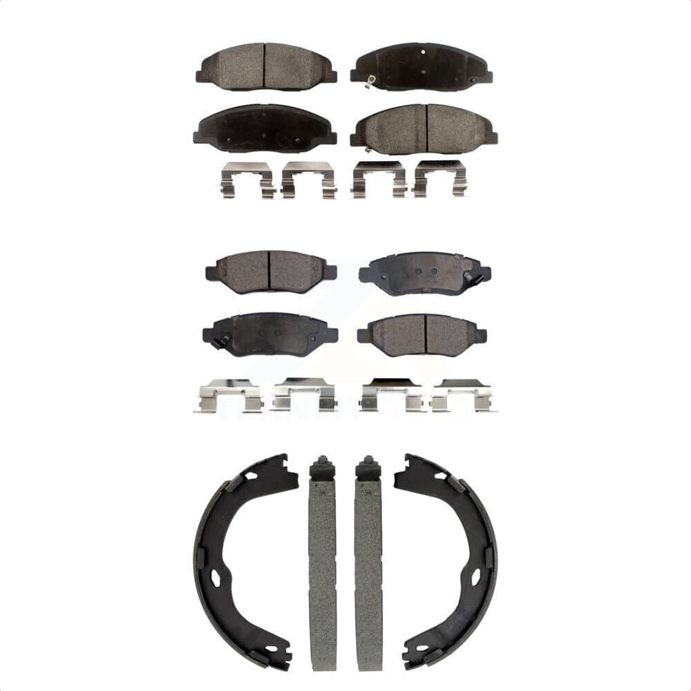 Transit Auto - KTN-100989 - Front and Rear Disc Brake Pad Kits image 1