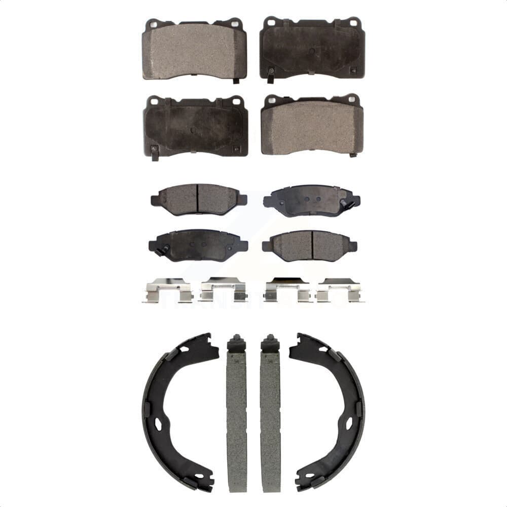 Transit Auto - KTN-100990 - Front and Rear Disc Brake Pad Kits image 1