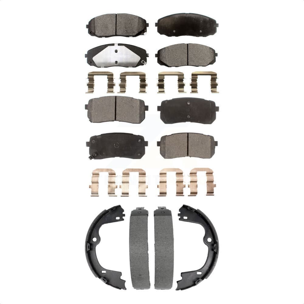 Transit Auto - KTN-100999 - Front and Rear Disc Brake Pad Kits image 1