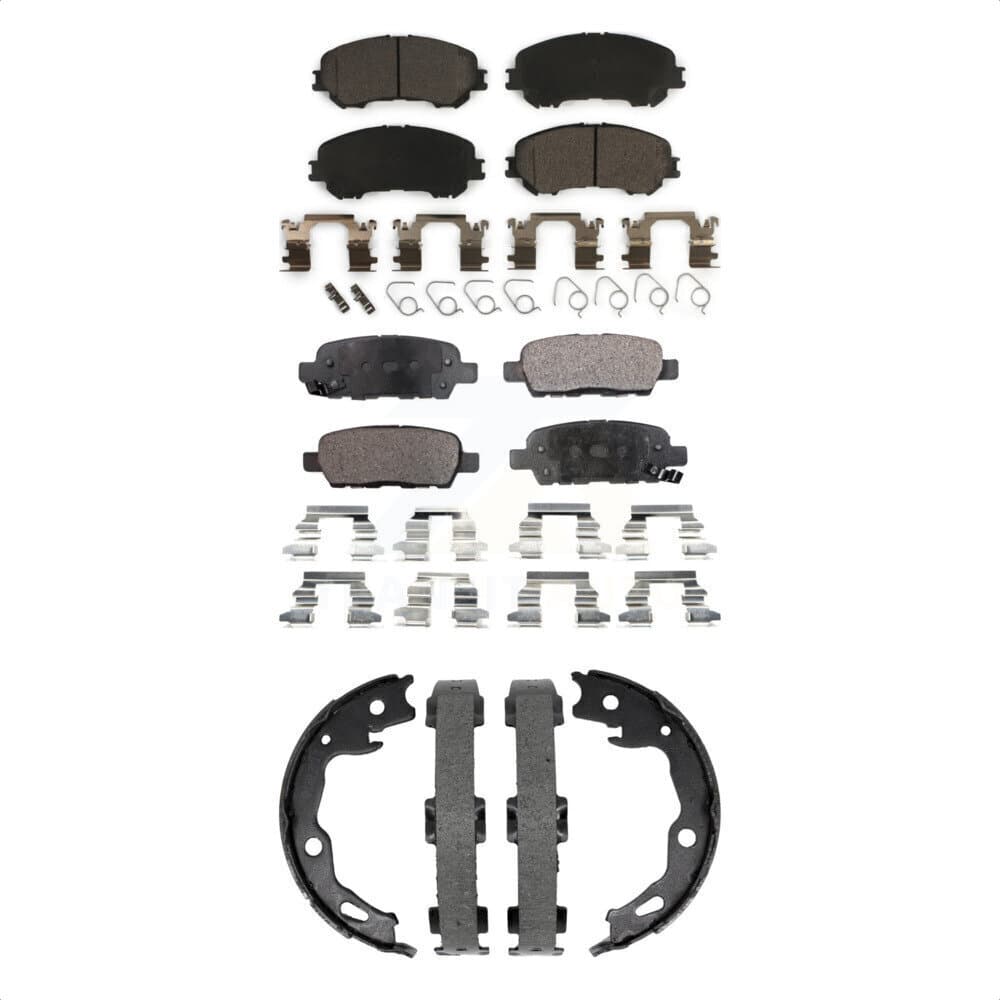 Transit Auto - KTN-101001 - Front and Rear Disc Brake Pad Kits image 1