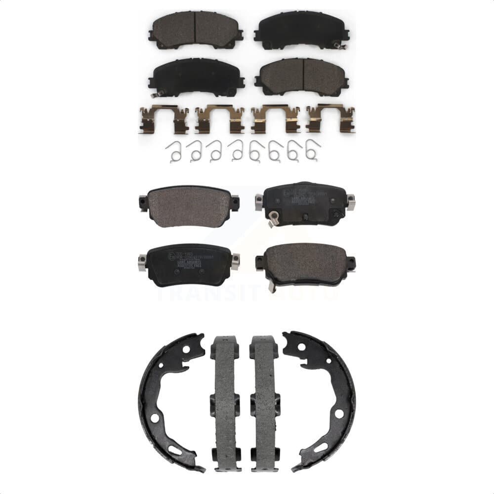 Transit Auto - KTN-101002 - Front and Rear Disc Brake Pad Kits image 1