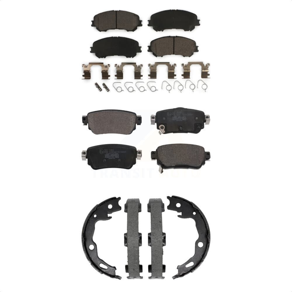 Transit Auto - KTN-101003 - Front and Rear Disc Brake Pad Kits image 1