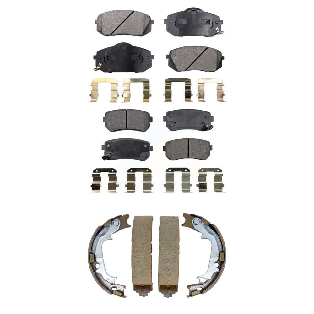 Transit Auto - KTN-101004 - Front and Rear Disc Brake Pad Kits image 1