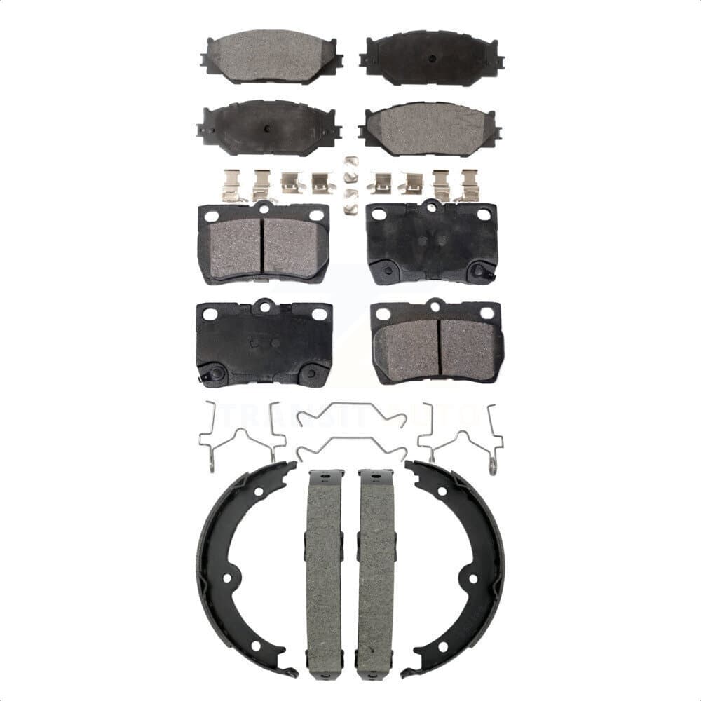 Transit Auto - KTN-101017 - Front and Rear Disc Brake Pad Kits image 1
