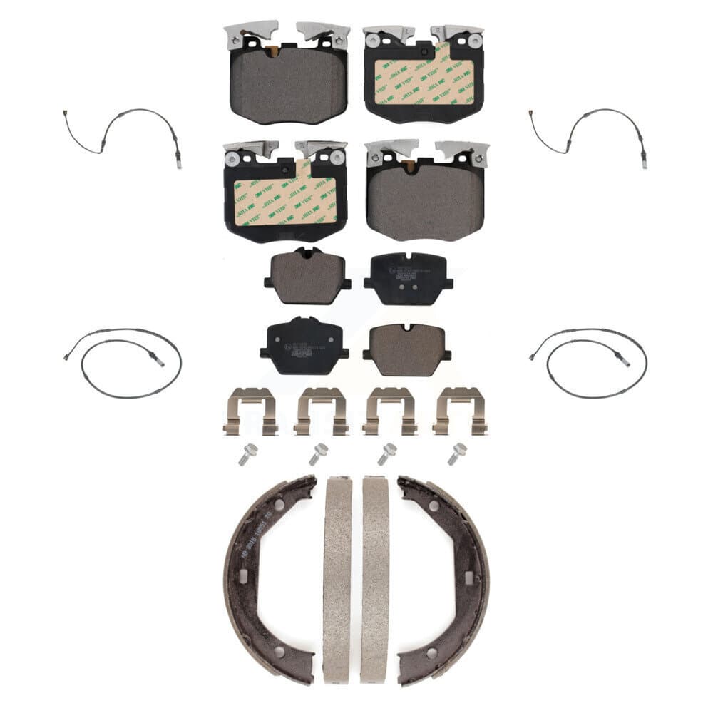 TEC - KTW-100813 - Front and Rear Disc Brake Pad Kits image 1