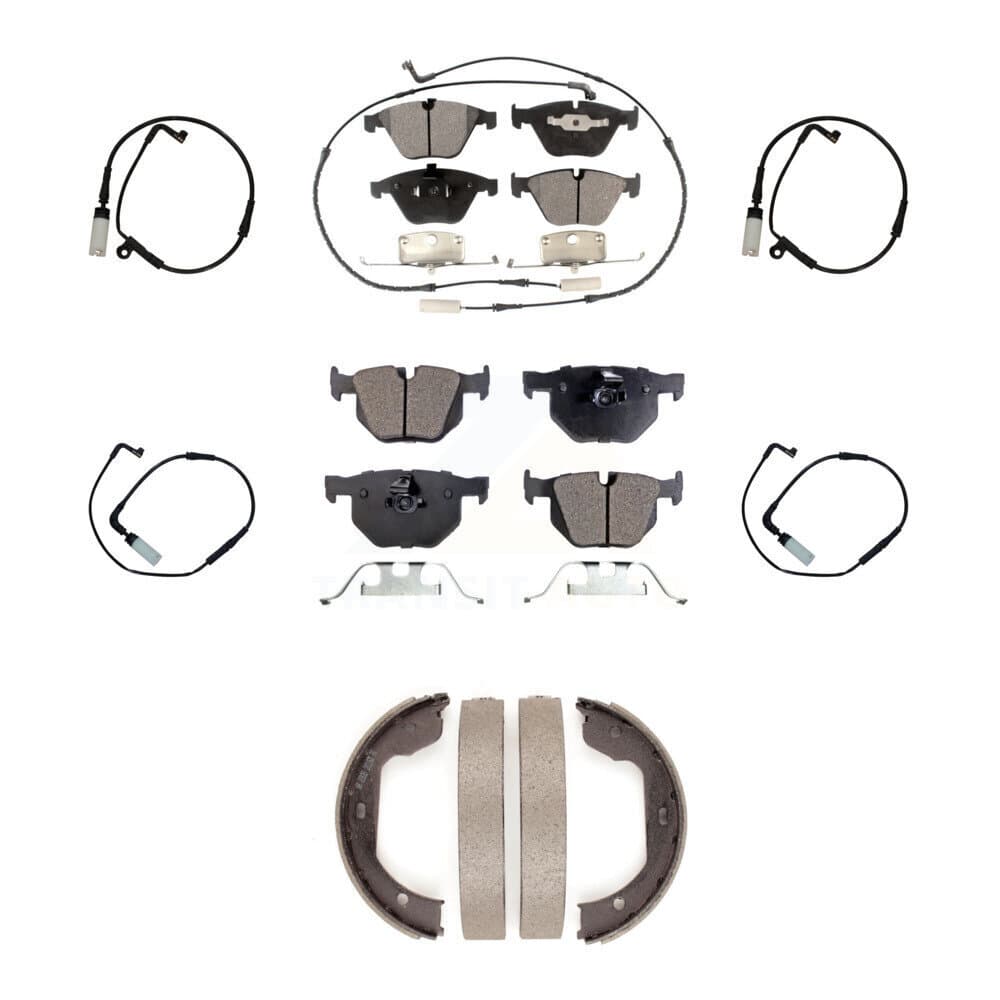 TEC - KTW-100836 - Front and Rear Disc Brake Pad Kits image 1