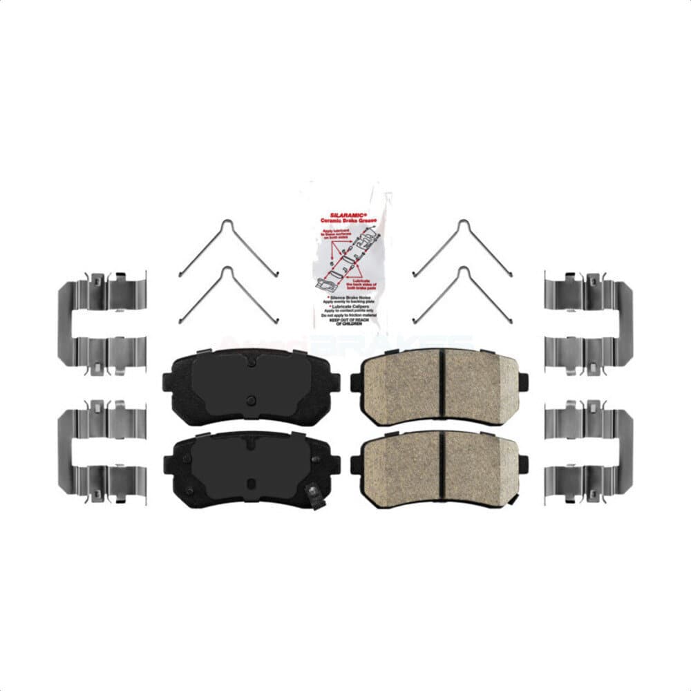 AmeriBRAKES - NWF-PRC1829 - Rear Disc Brake Pad image 1