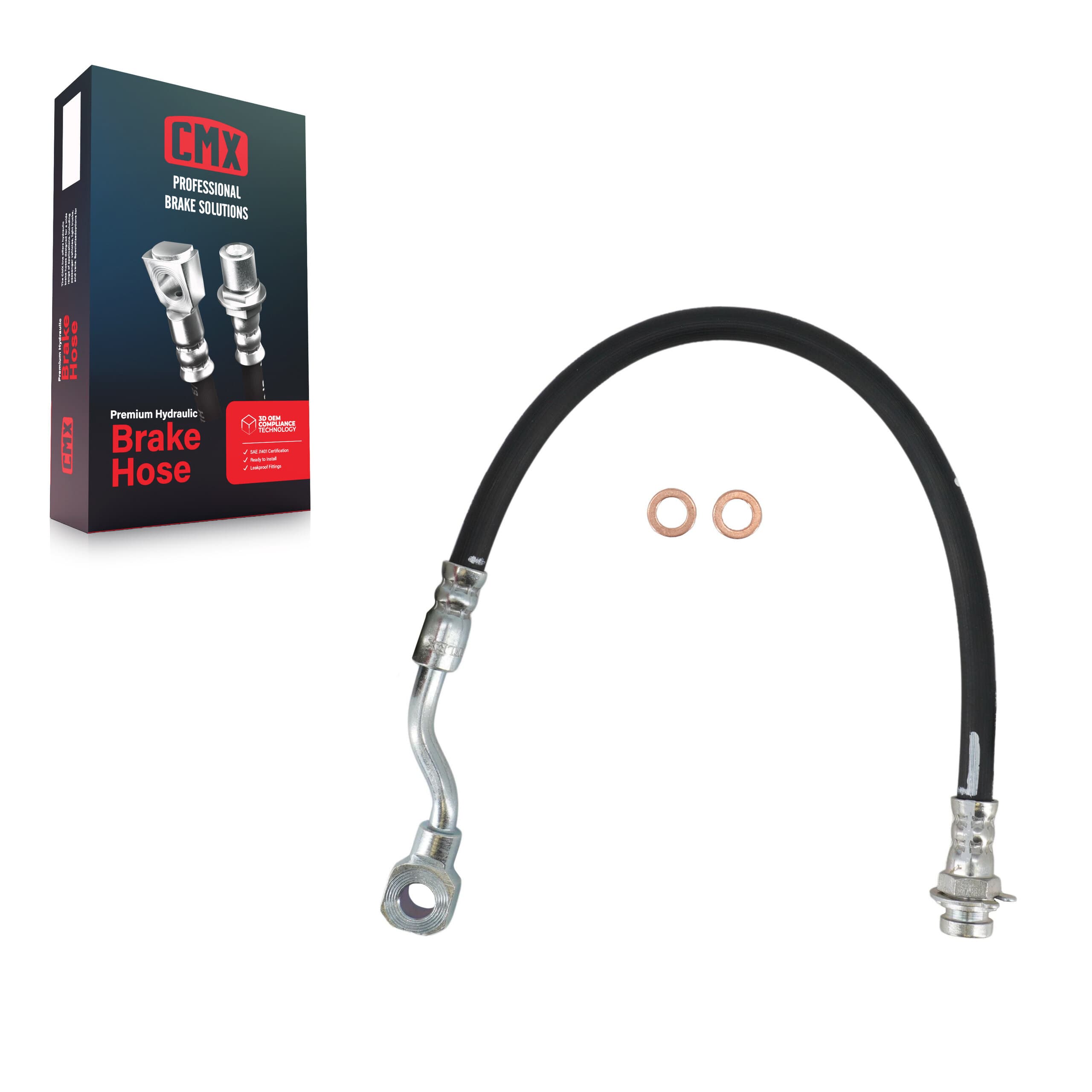 CMX - 12-H381273 - Rear Left Brake Hydraulic Hose image 1