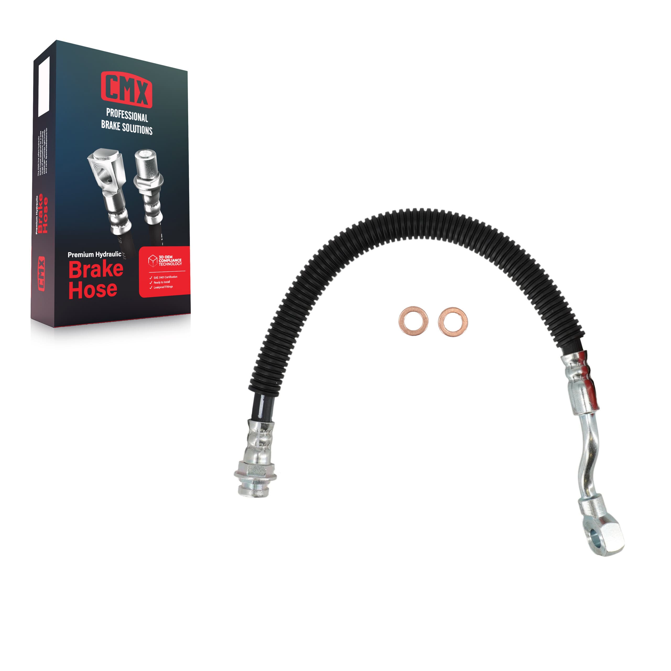 CMX - 12-H620042 - Rear Left Brake Hydraulic Hose image 1