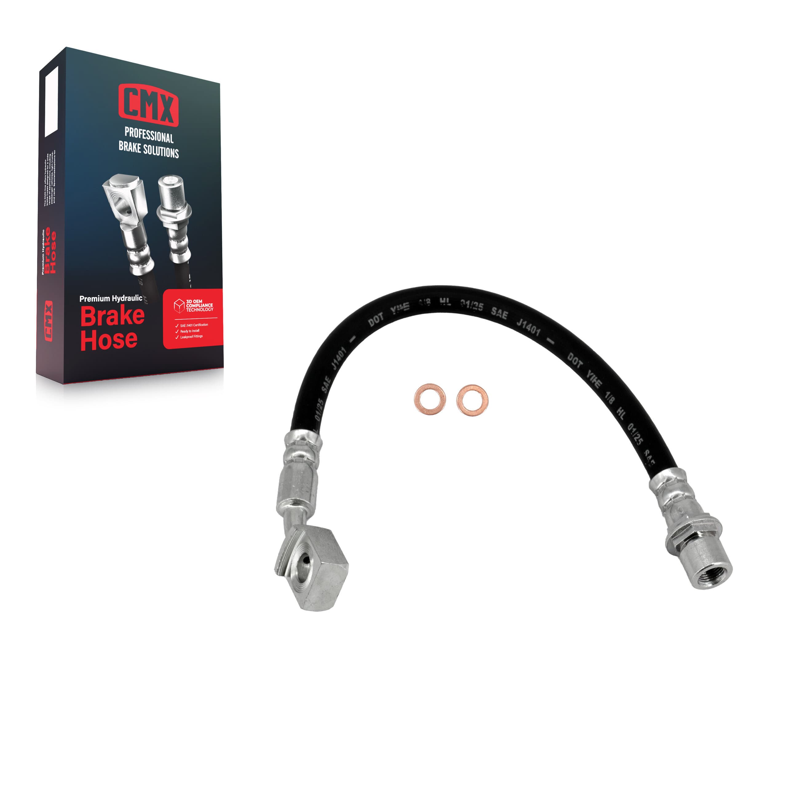 CMX - 12-H620771 - Rear Right Brake Hydraulic Hose image 1