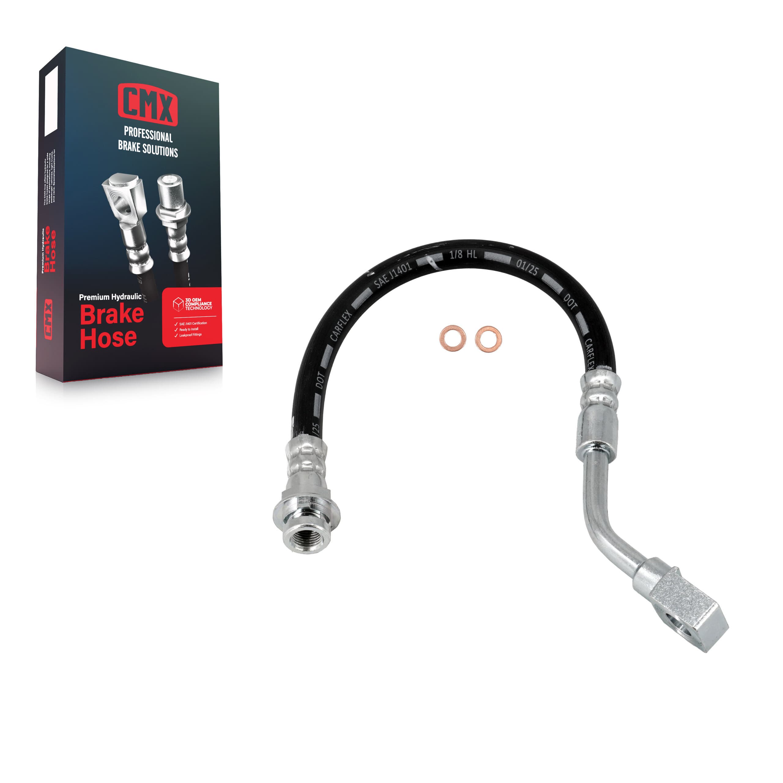 CMX - 12-H620789 - Rear Left Brake Hydraulic Hose image 1