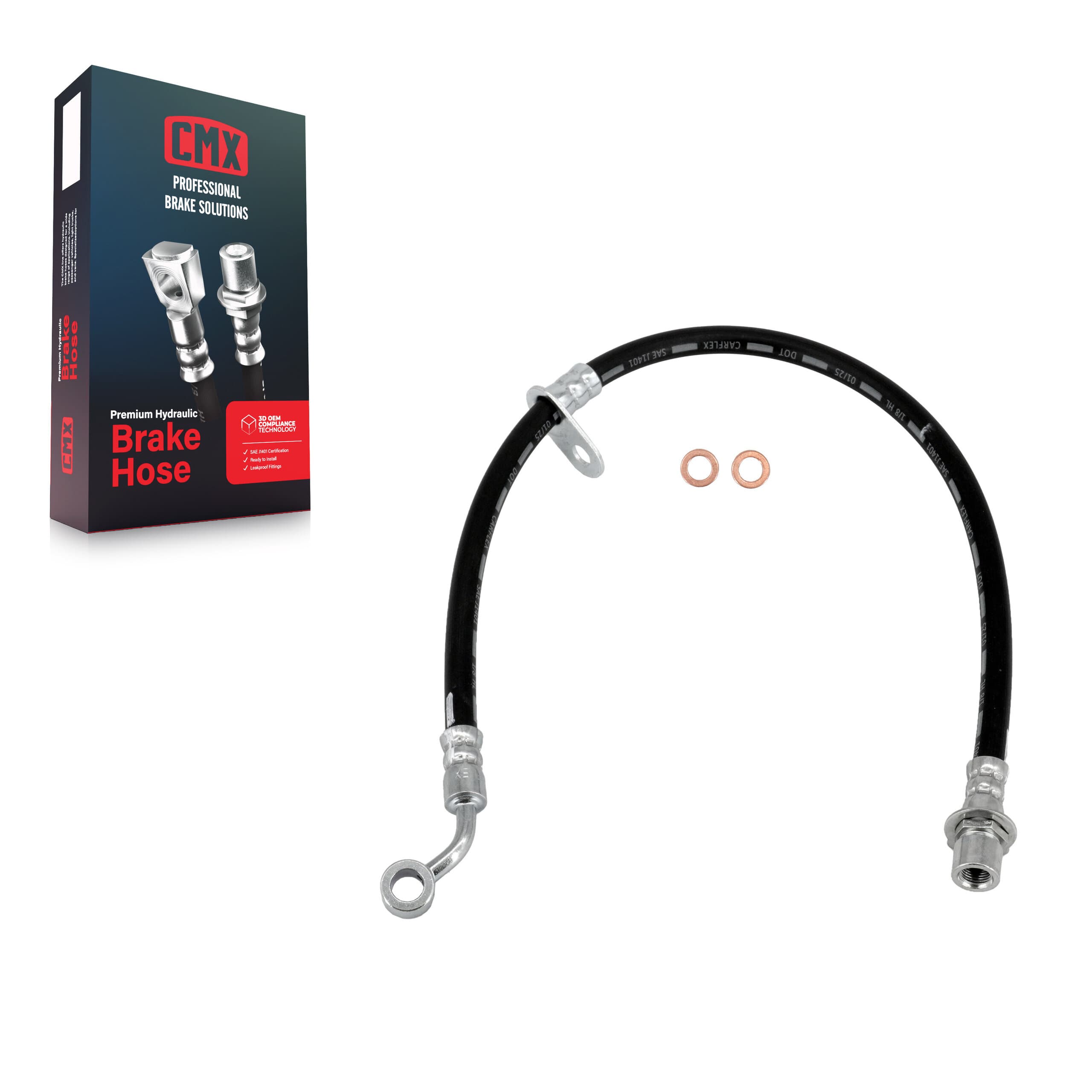 CMX - 12-H620796 - Rear Right Brake Hydraulic Hose image 1