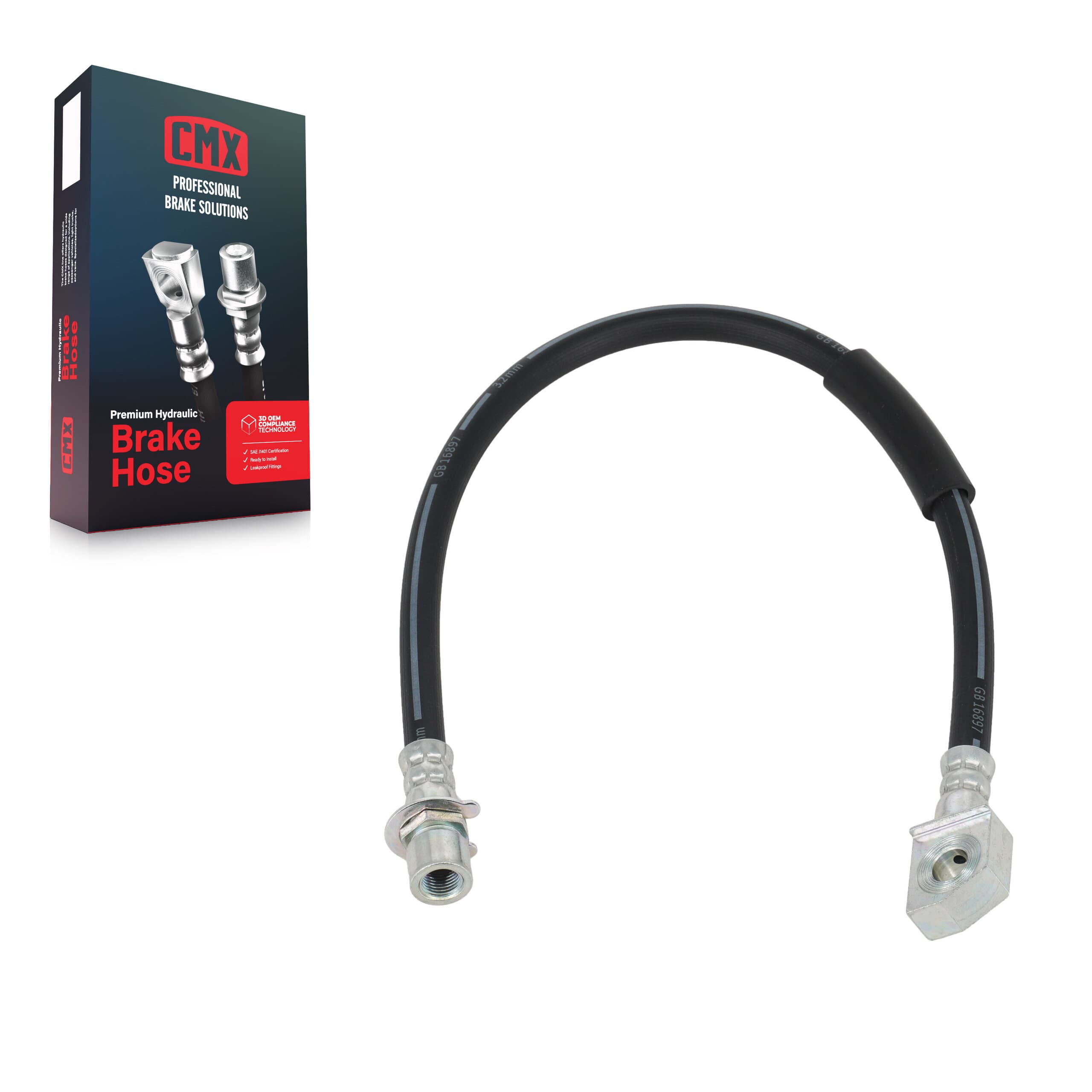 CMX - 12-H621010 - Rear Right Brake Hydraulic Hose image 1