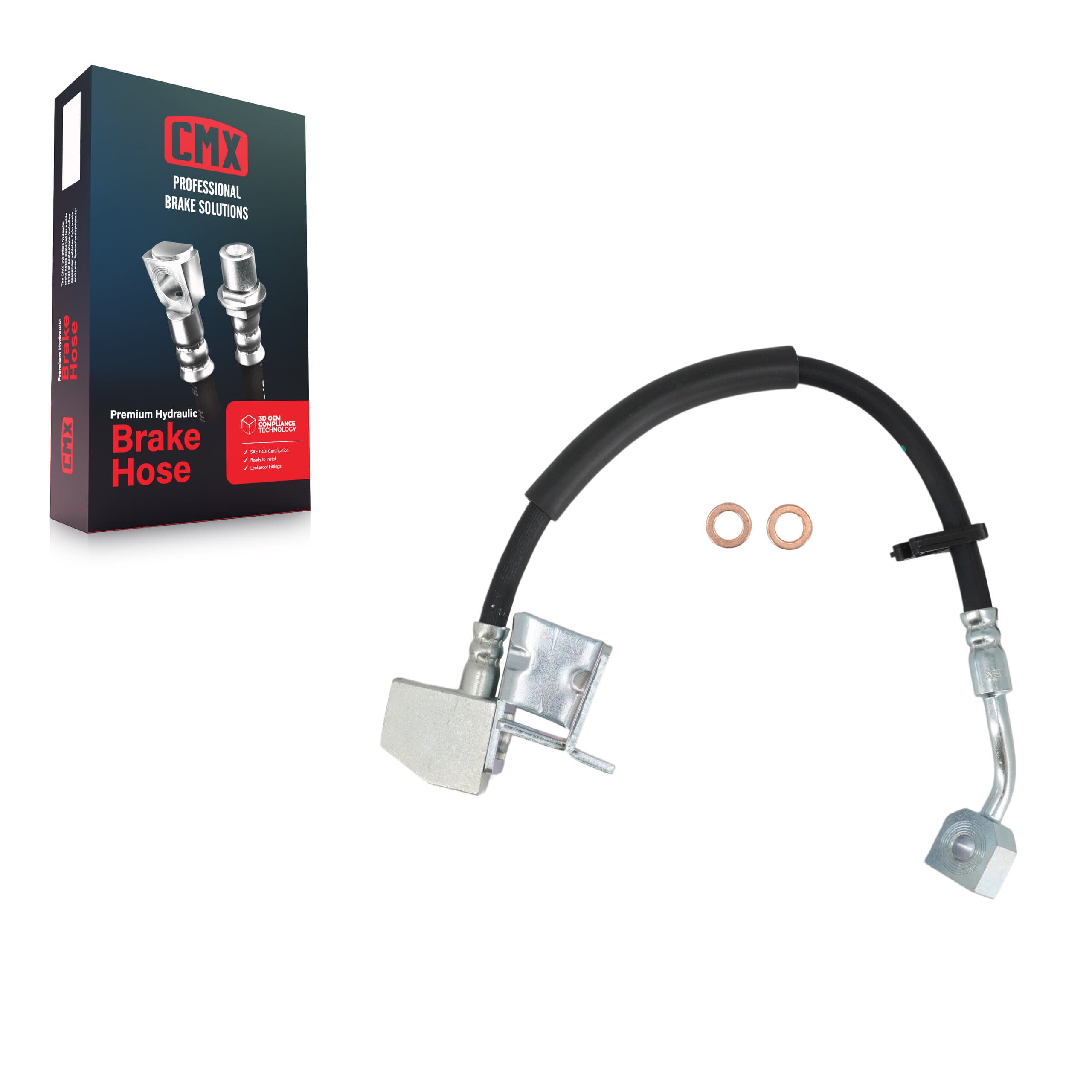 CMX - 12-H621016 - Rear Left Brake Hydraulic Hose image 1