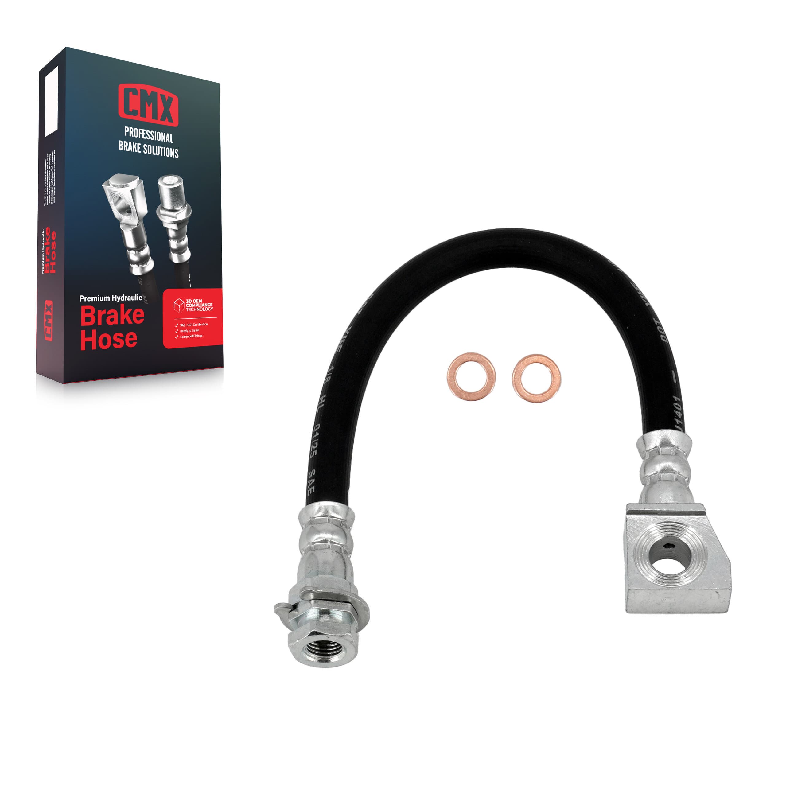CMX - 12-H621017 - Rear Right Brake Hydraulic Hose image 1