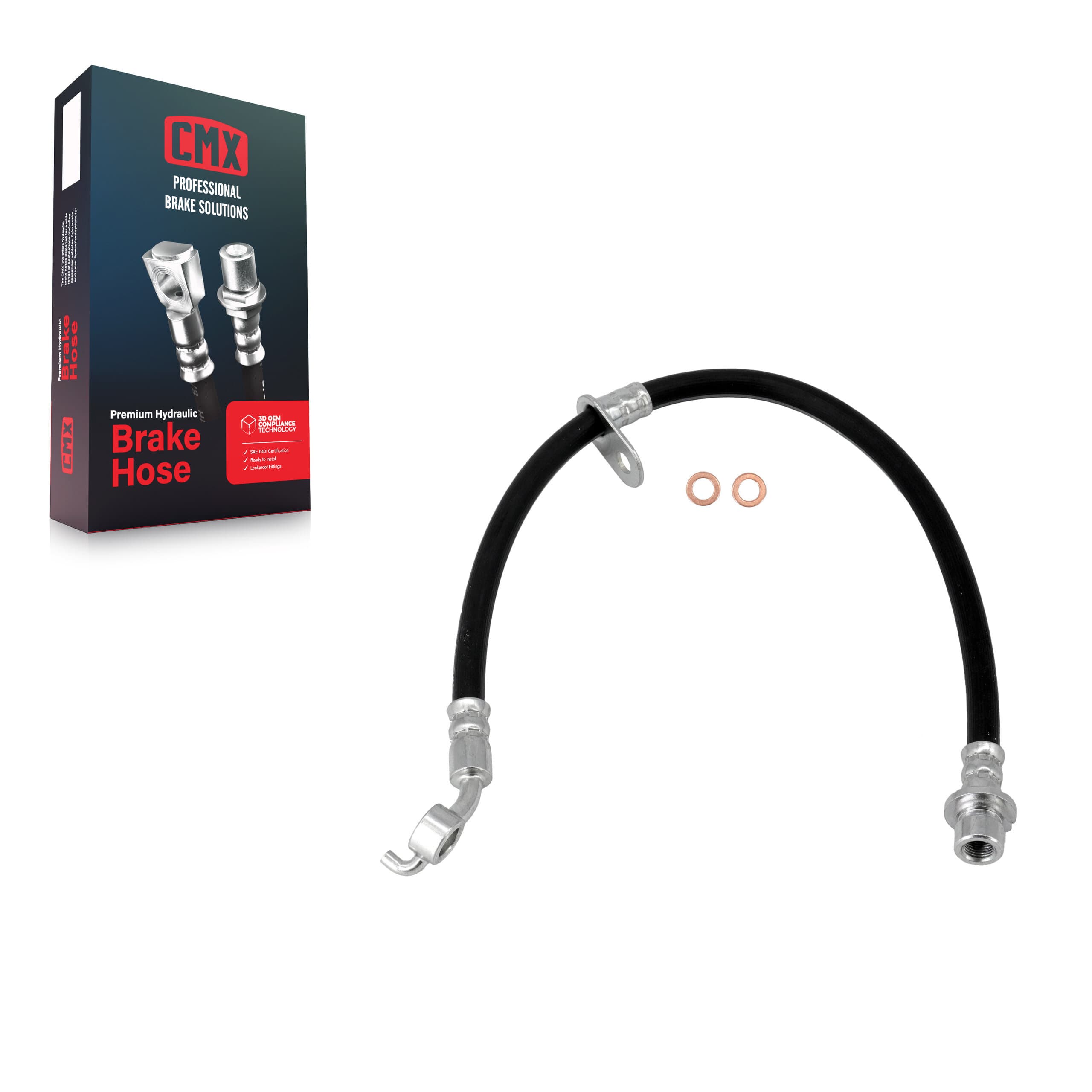 CMX - 12-H621120 - Rear Right Brake Hydraulic Hose image 1