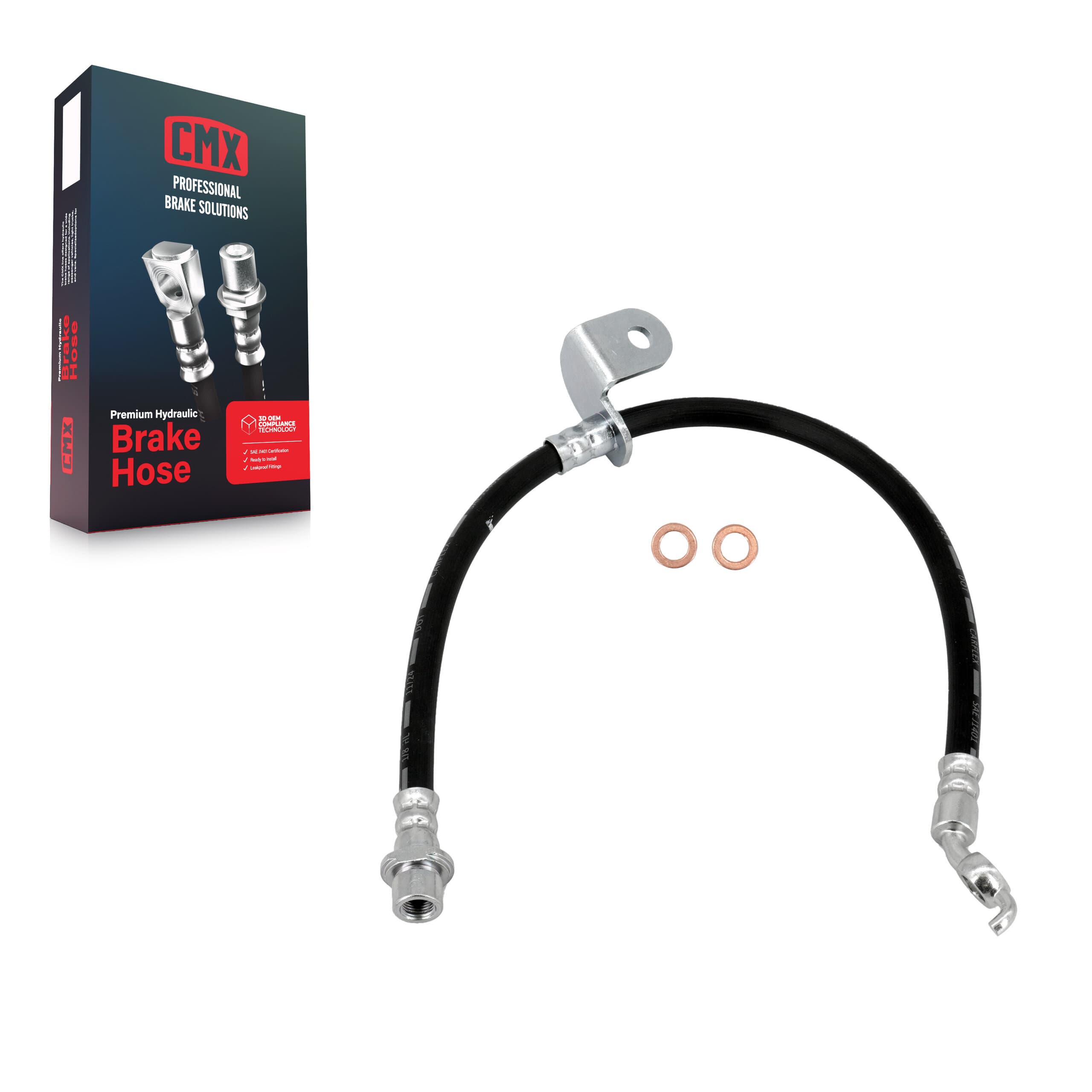 CMX - 12-H621133 - Rear Right Brake Hydraulic Hose image 1