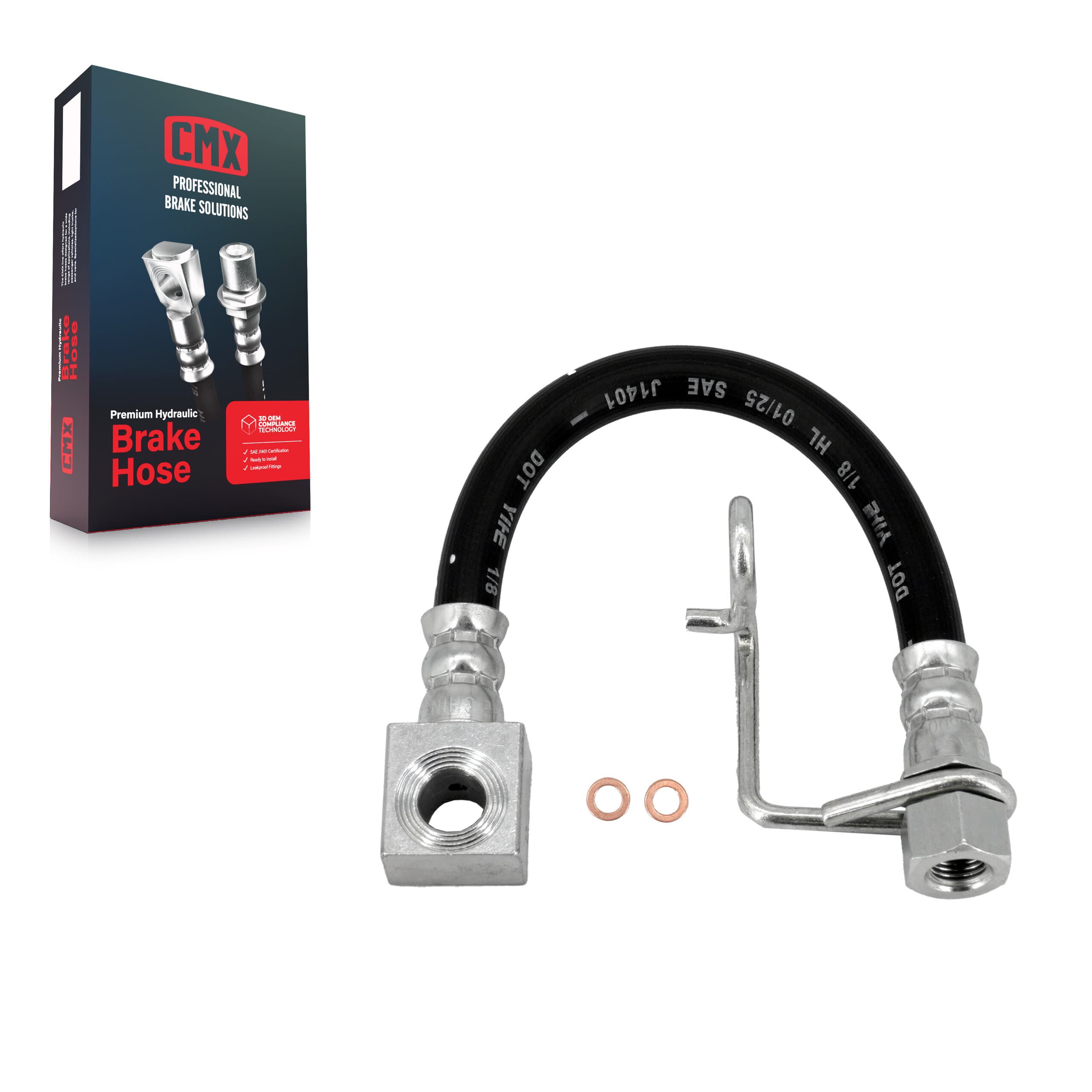 CMX - 12-H621318 - Rear Right Brake Hydraulic Hose image 1