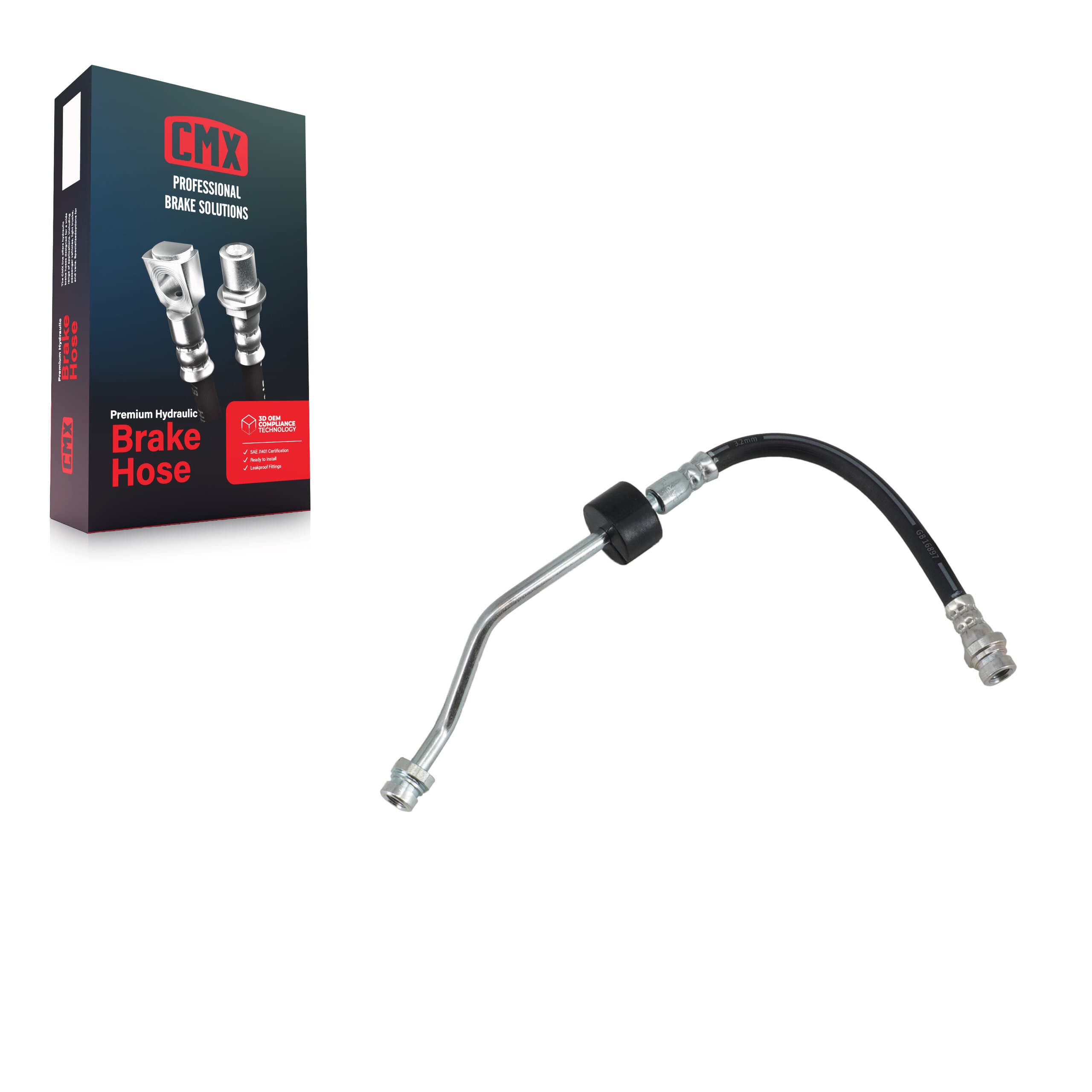 CMX - 12-H621376 - Rear Left Inner Brake Hydraulic Hose image 1
