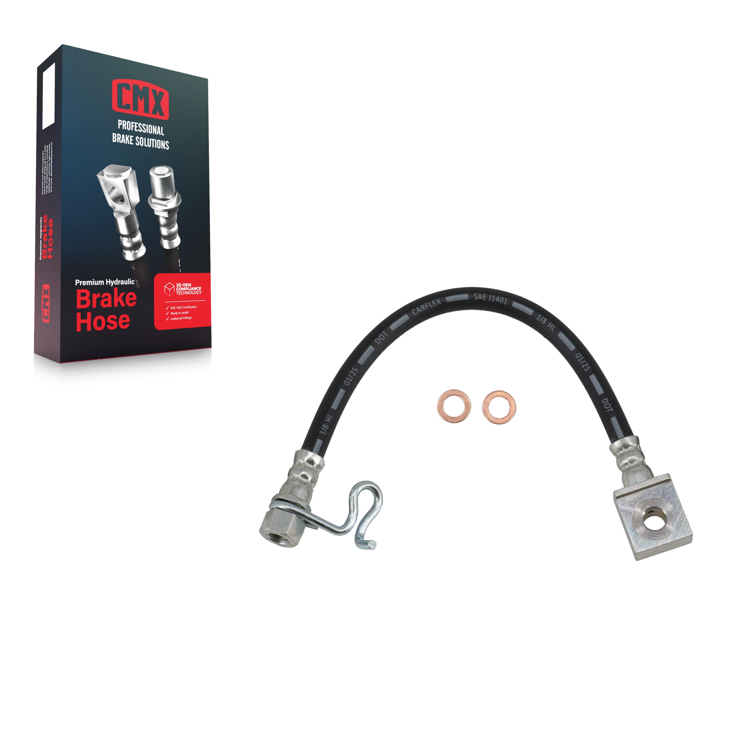 CMX - 12-H621462 - Rear Right Brake Hydraulic Hose image 1