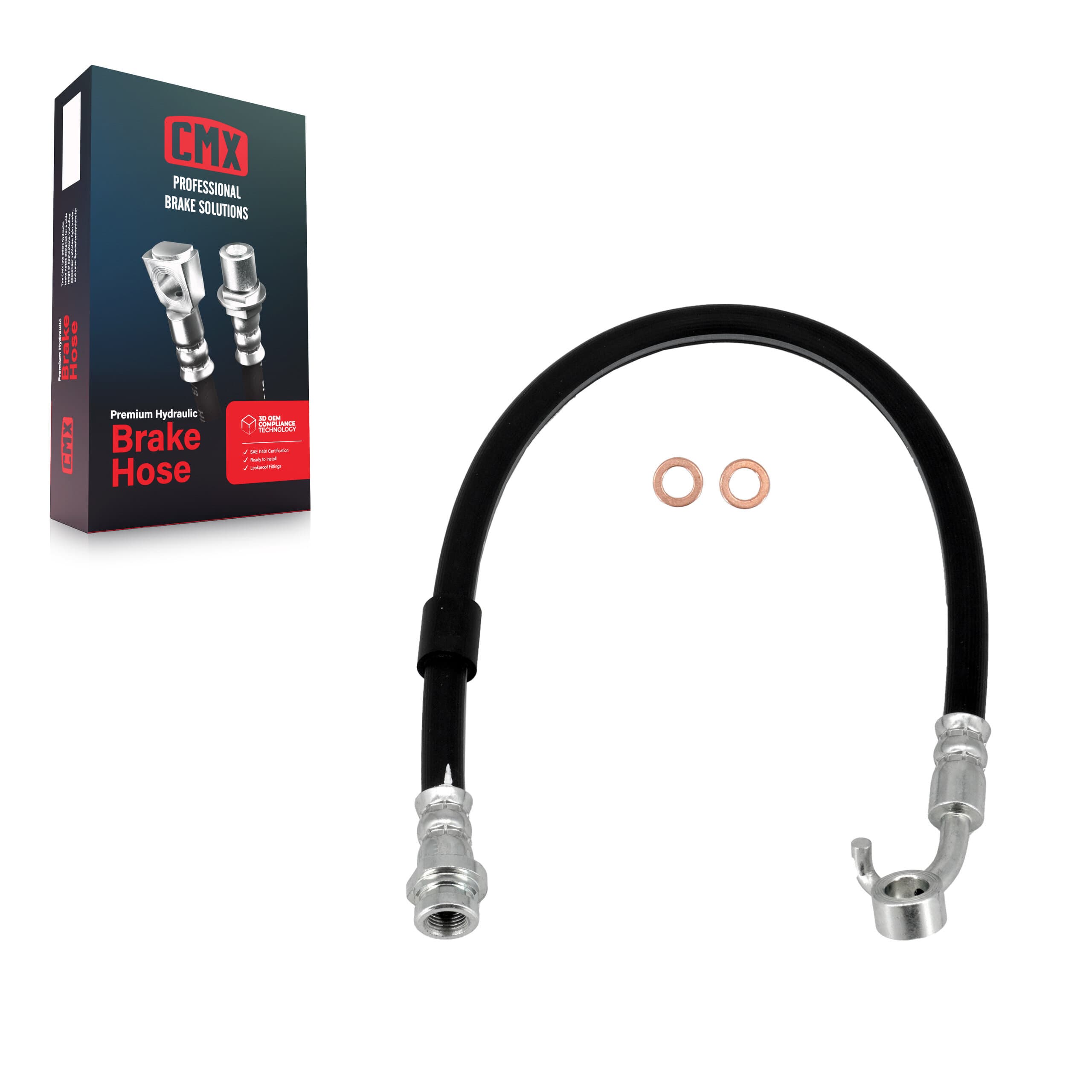 CMX - 12-H621620 - Rear Right Brake Hydraulic Hose image 1