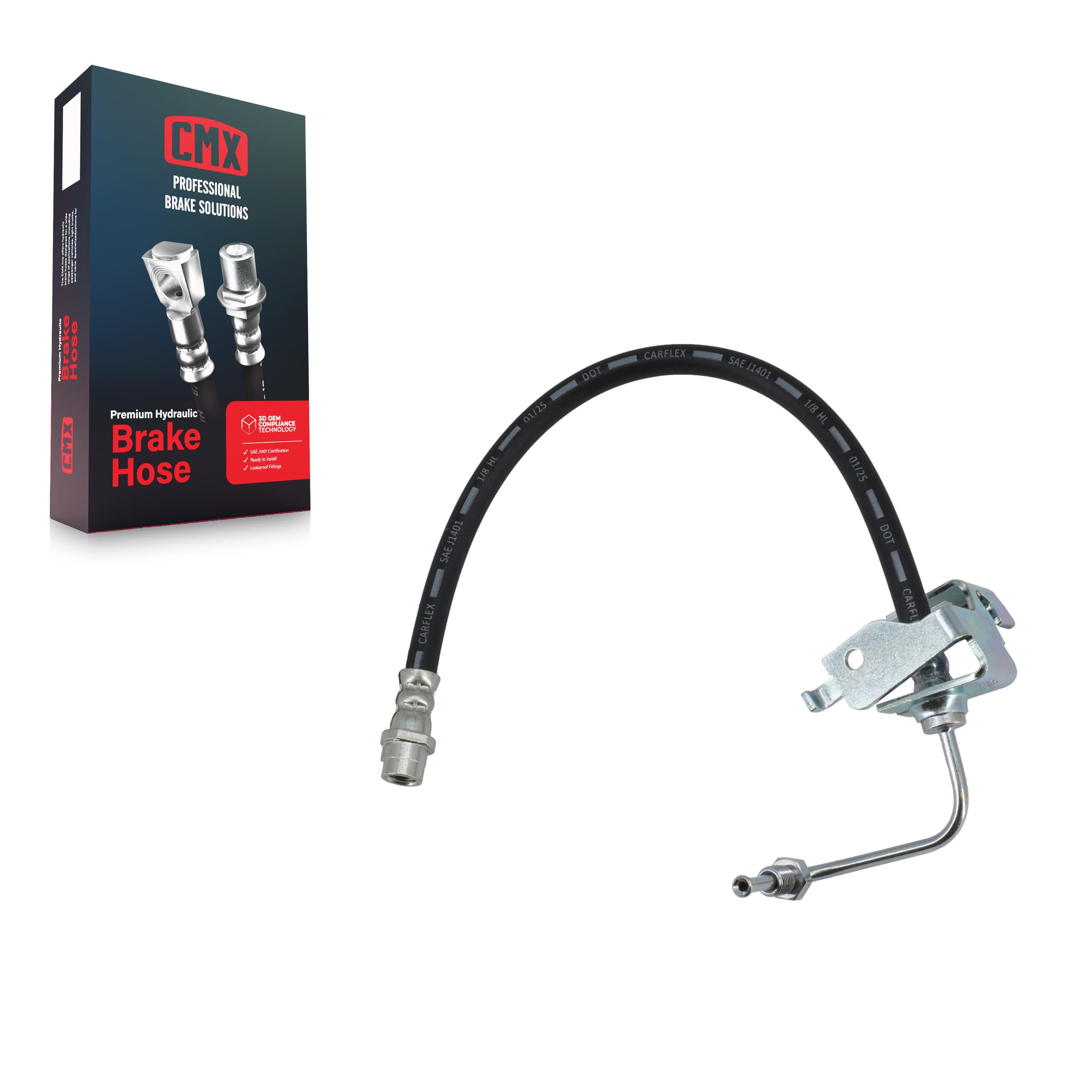 CMX - 12-H621657 - Rear Left Brake Hydraulic Hose image 1