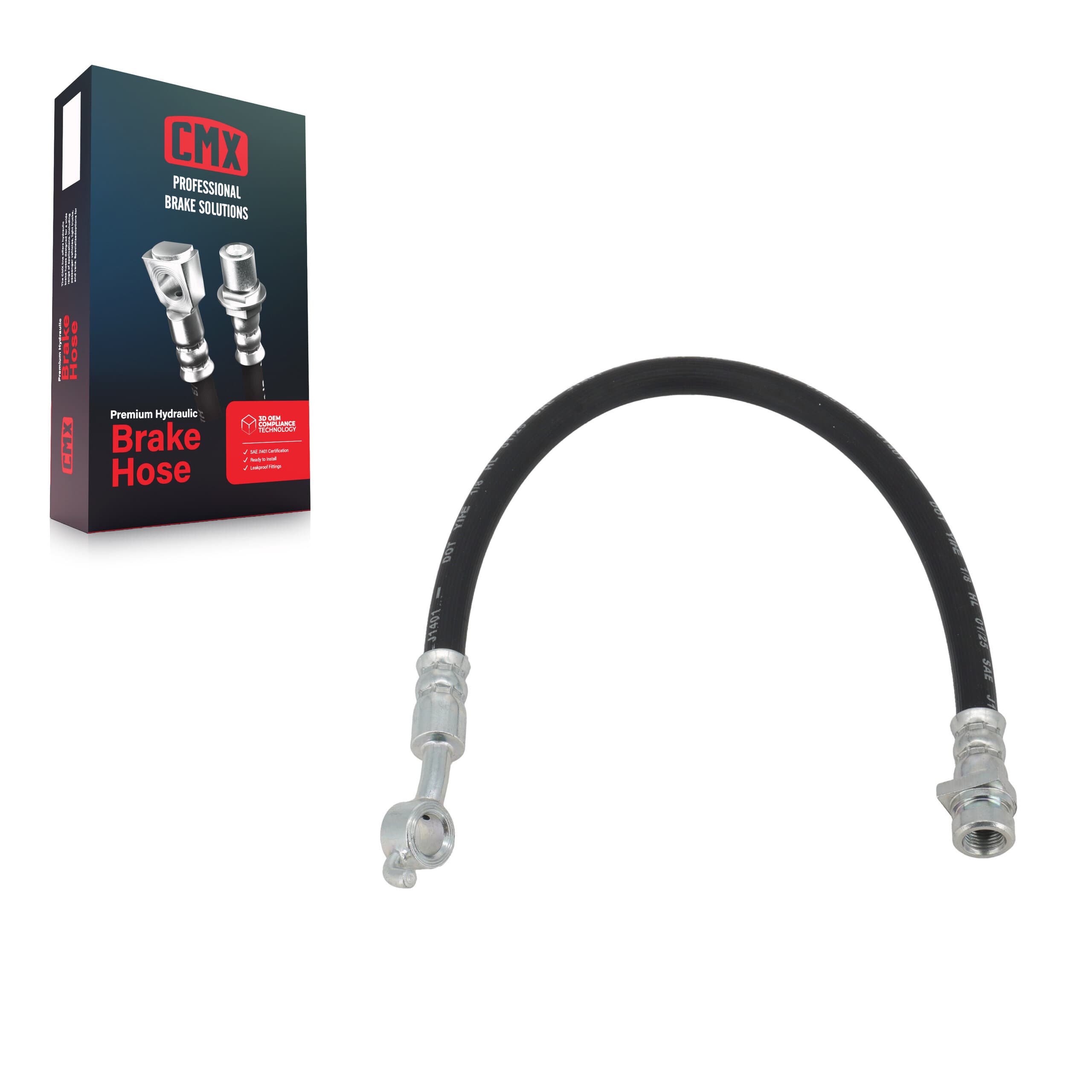 CMX - 12-H621780 - Rear Left Brake Hydraulic Hose image 1