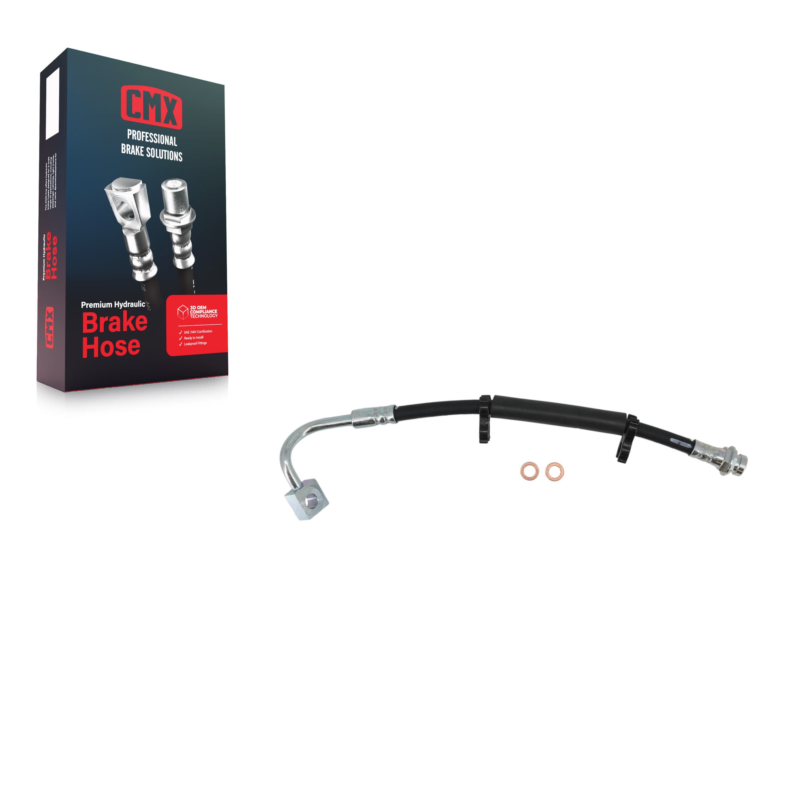 CMX - 12-H621789 - Rear Right Brake Hydraulic Hose image 1