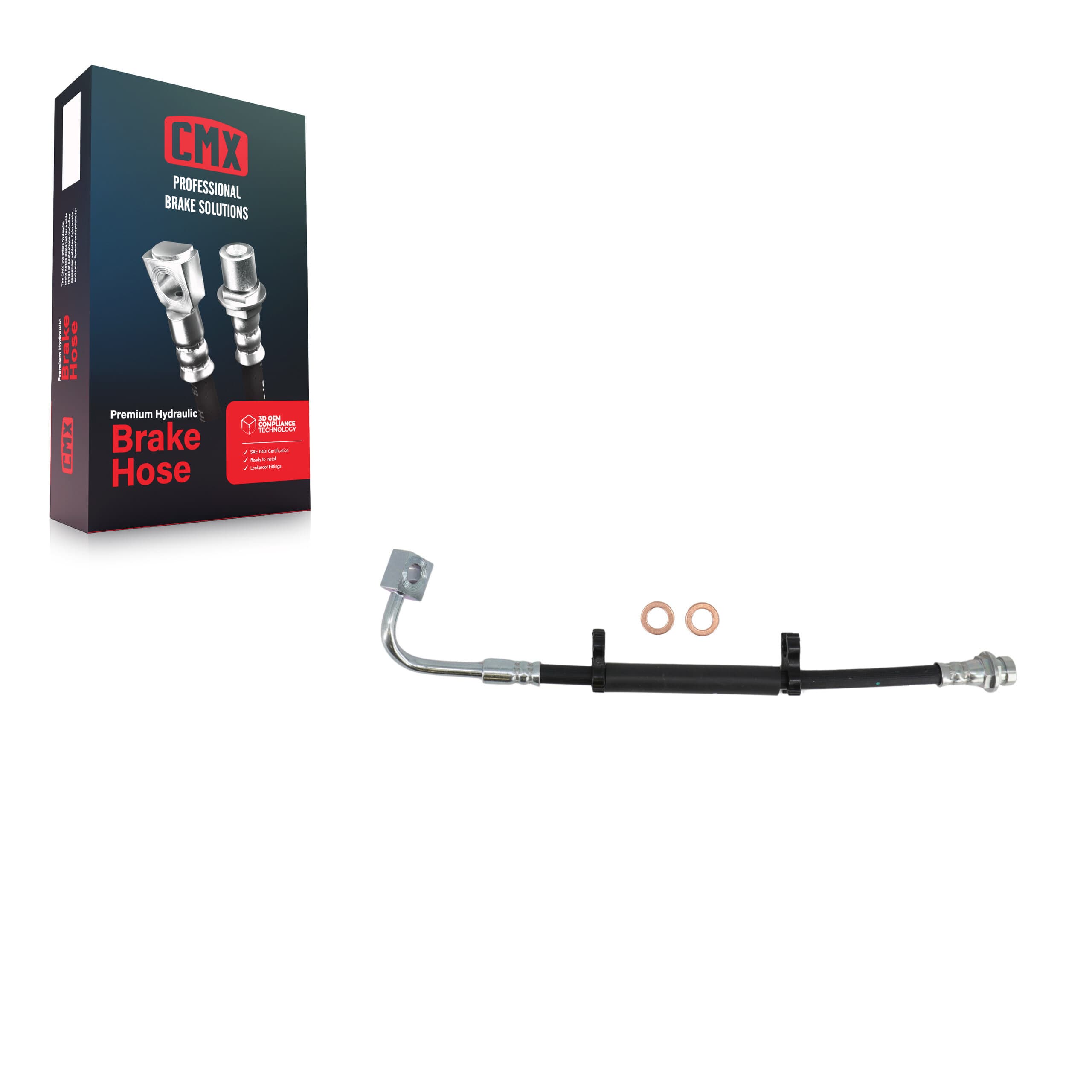 CMX - 12-H621790 - Rear Left Brake Hydraulic Hose image 1