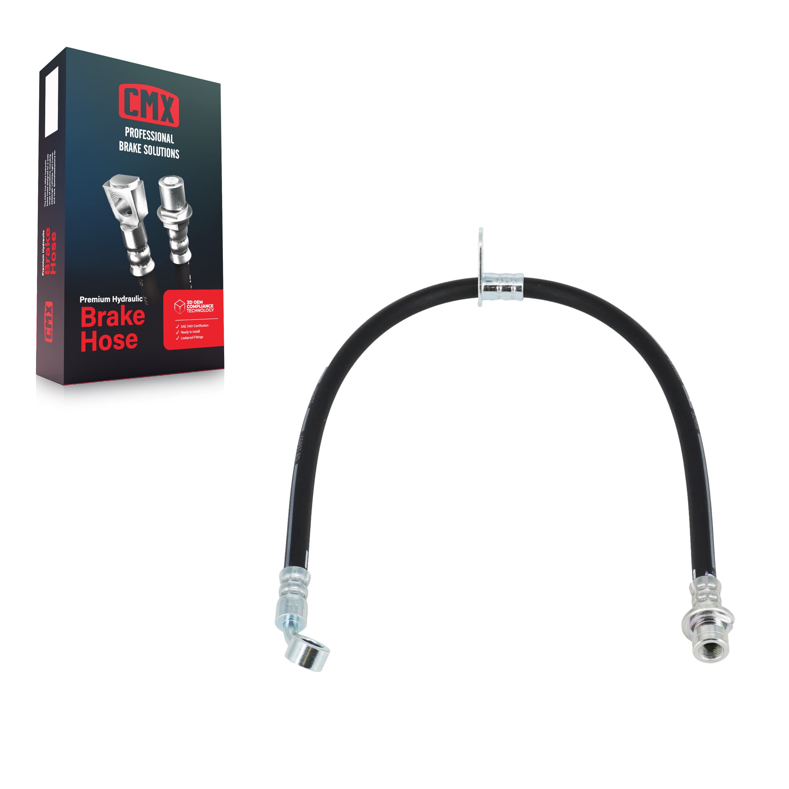 CMX - 12-H621897 - Front Left Brake Hydraulic Hose image 1