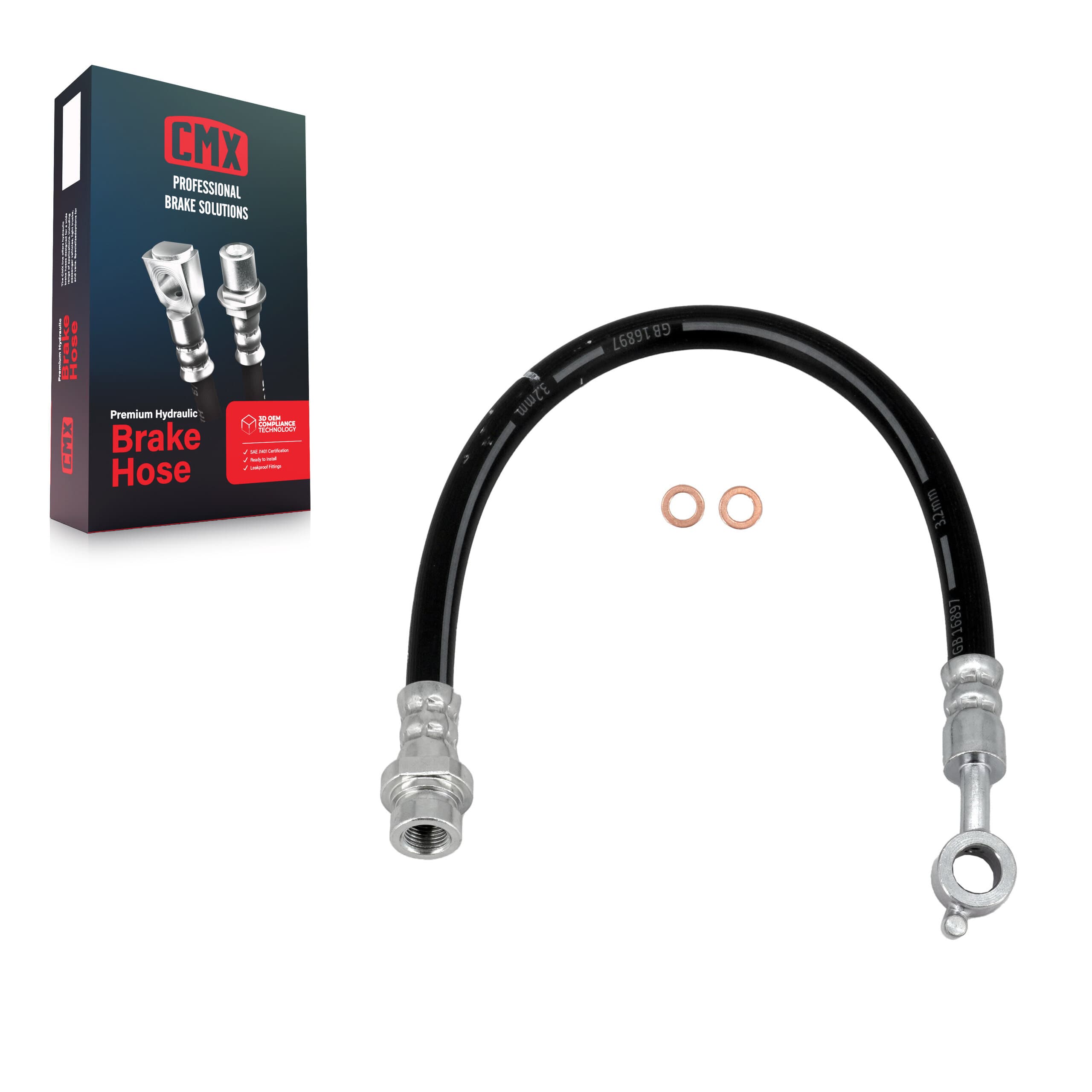CMX - 12-H622381 - Rear Left Brake Hydraulic Hose image 1