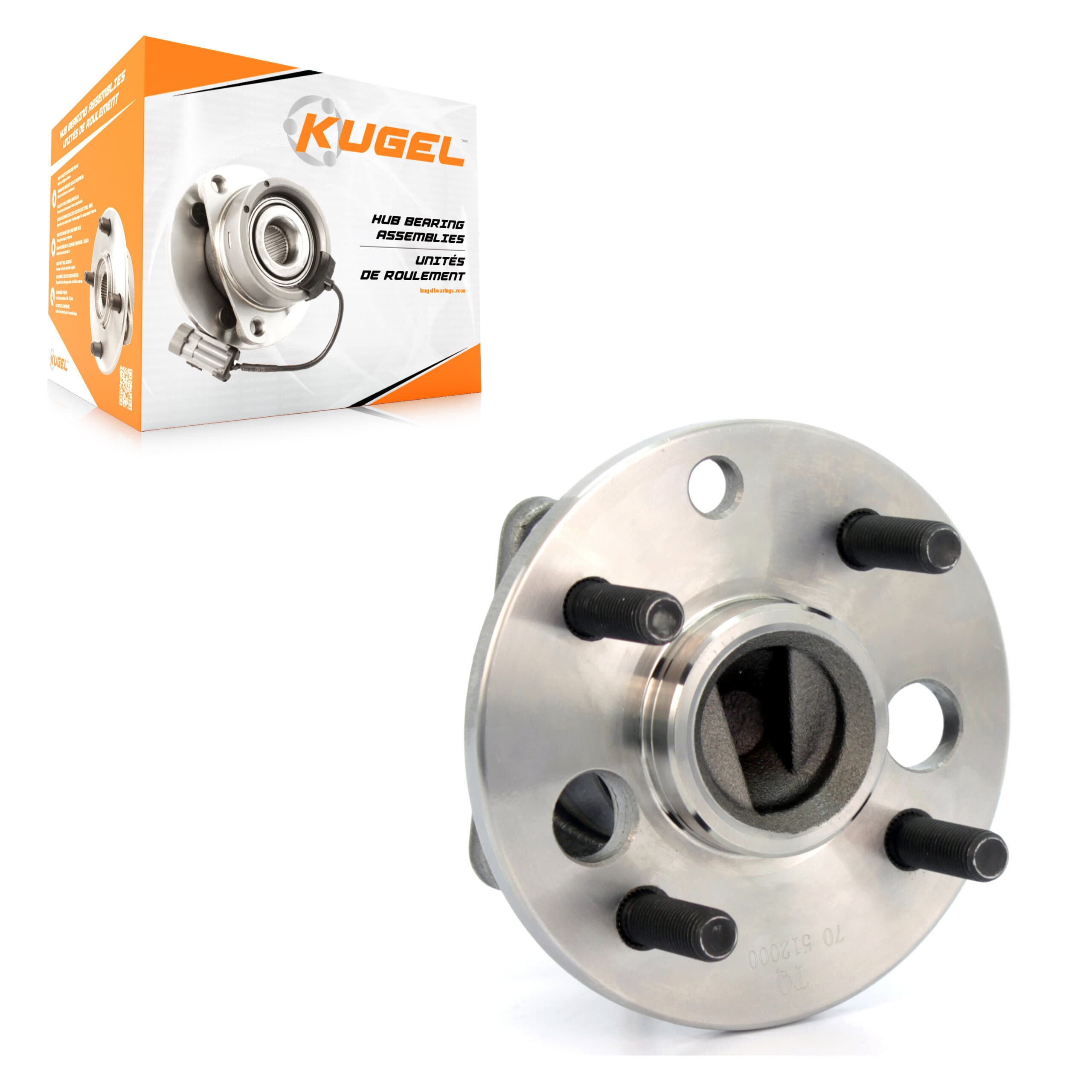 Kugel - 70-512000 - Rear Wheel Bearing and Hub Assembly image 1