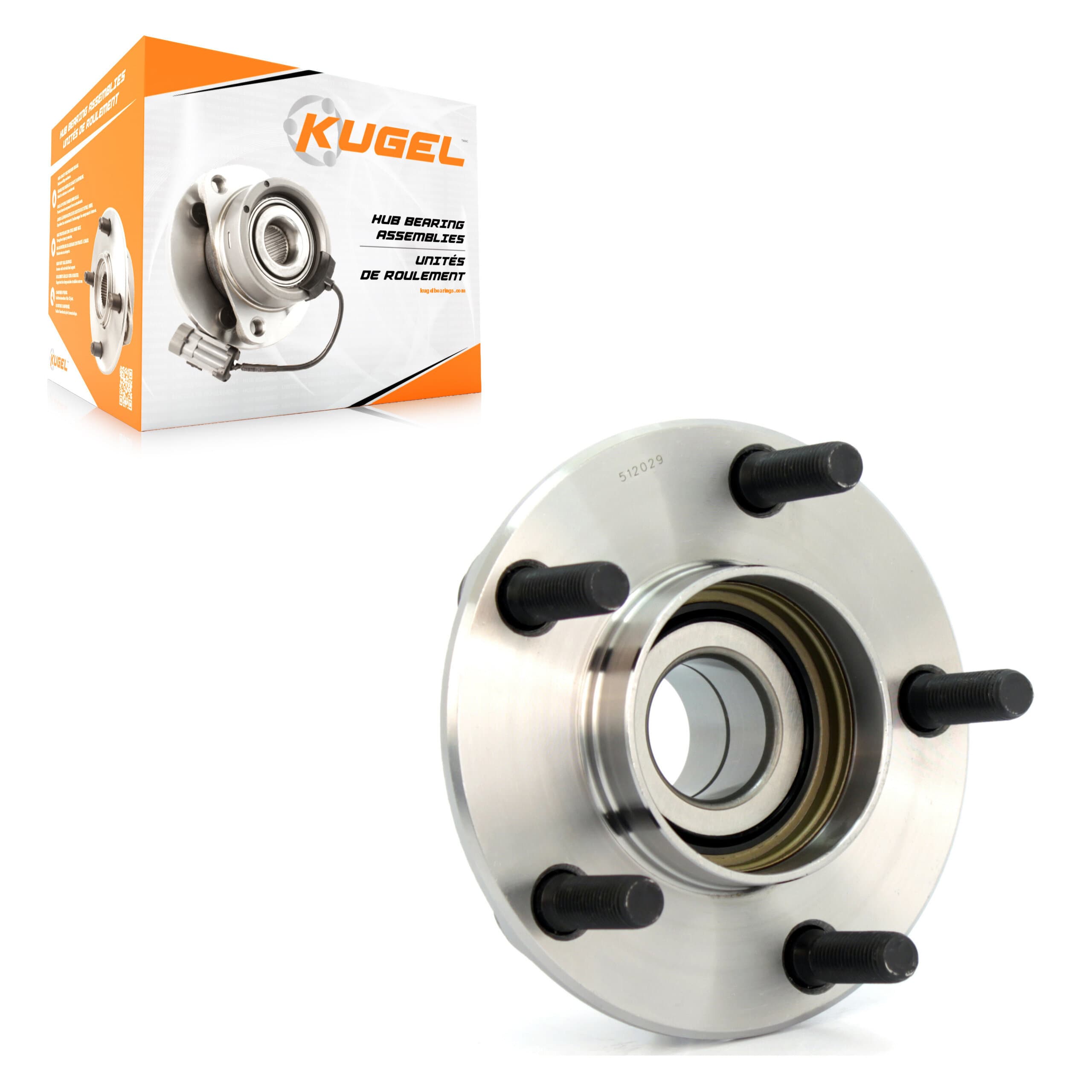 Kugel - 70-512029 - Rear Wheel Bearing and Hub Assembly image 1