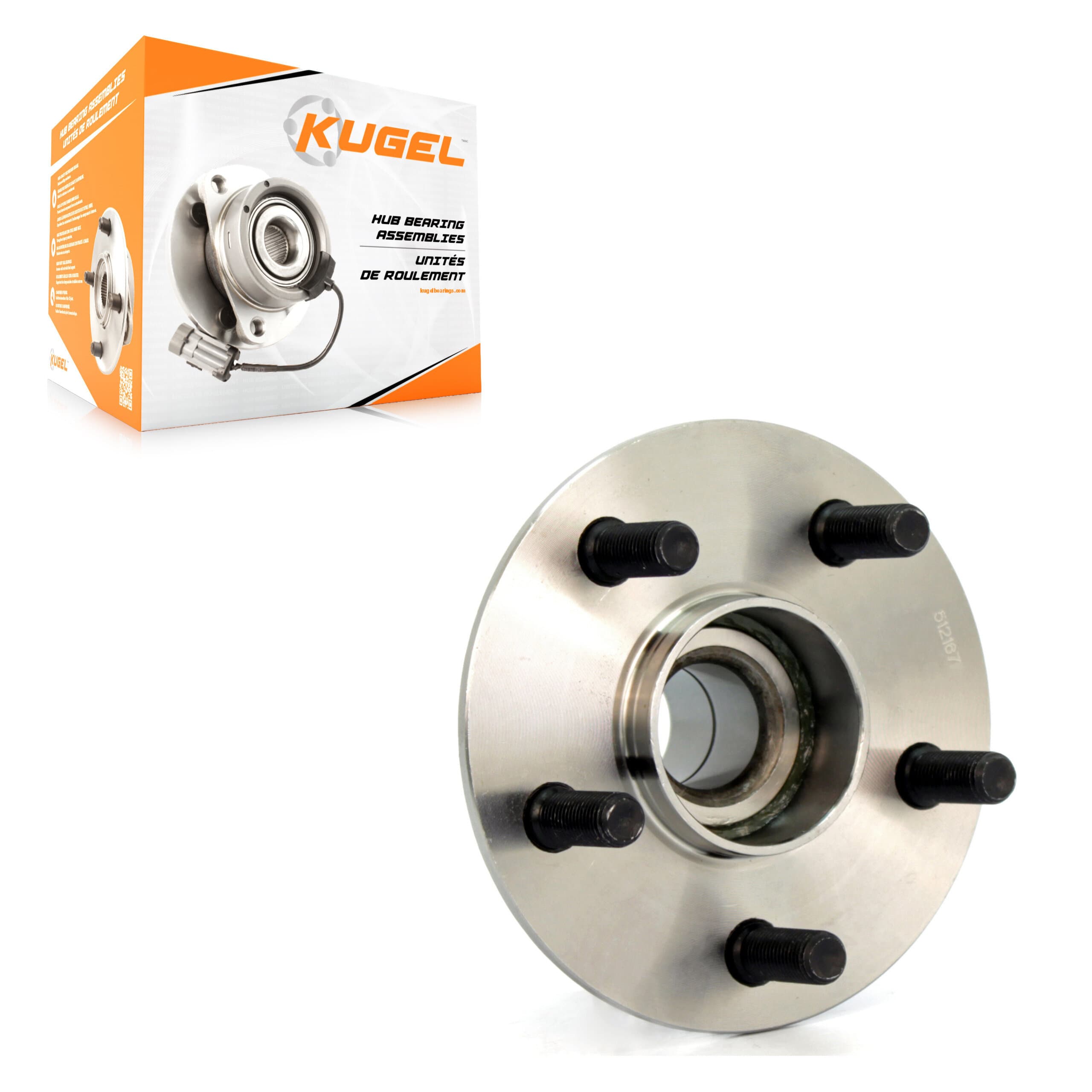 Kugel - 70-512167 - Rear Wheel Bearing and Hub Assembly image 1