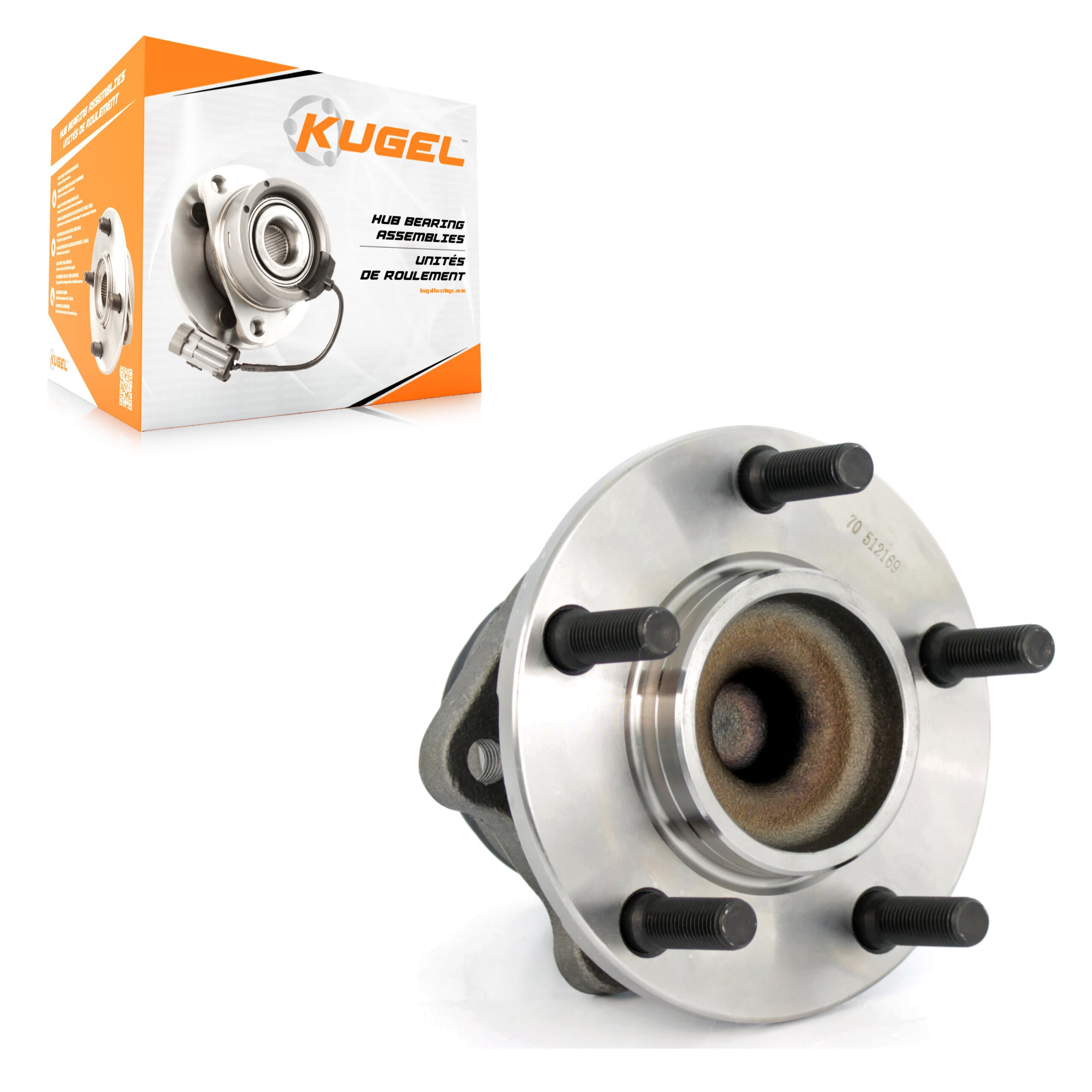 Kugel - 70-512169 - Rear Wheel Bearing and Hub Assembly image 1