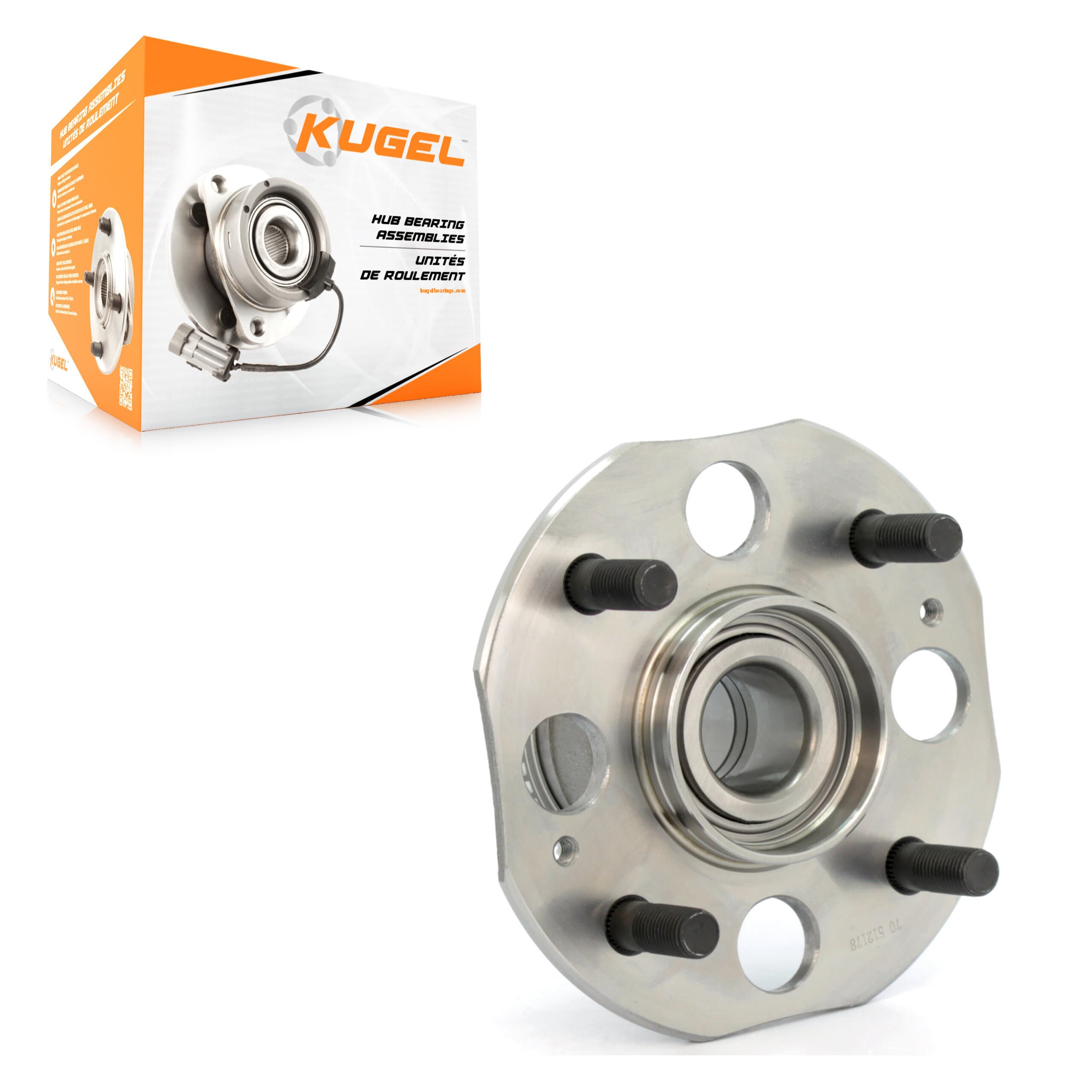 Kugel - 70-512178 - Rear Wheel Bearing and Hub Assembly image 1