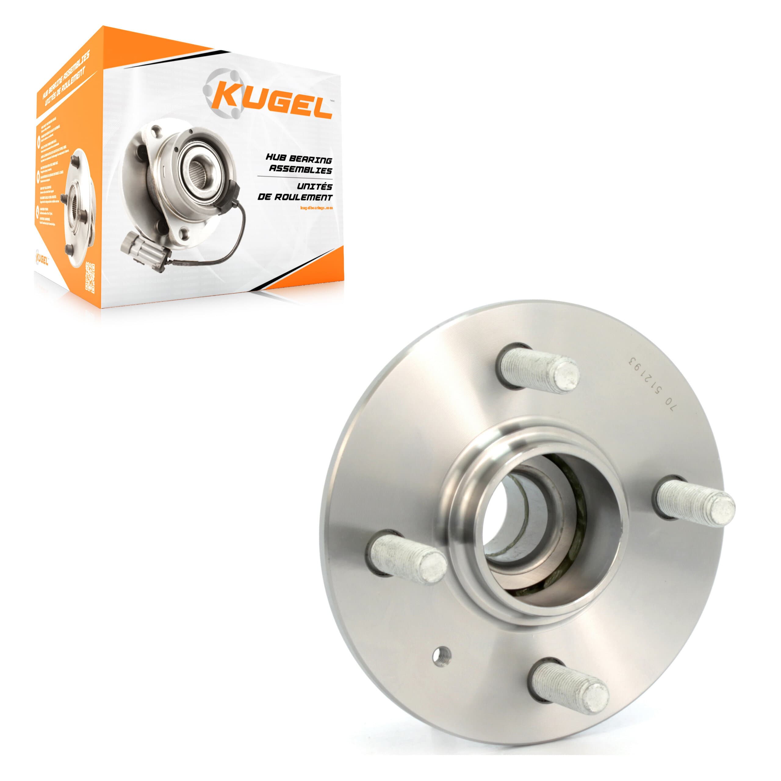 Kugel - 70-512193 - Rear Wheel Bearing and Hub Assembly image 1