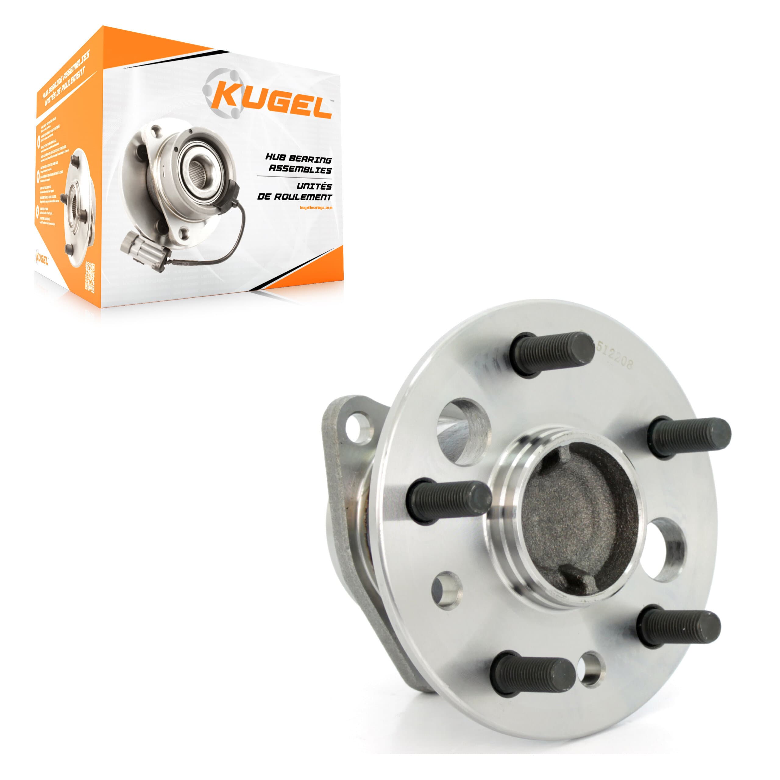 Kugel - 70-512208 - Rear Wheel Bearing and Hub Assembly image 1