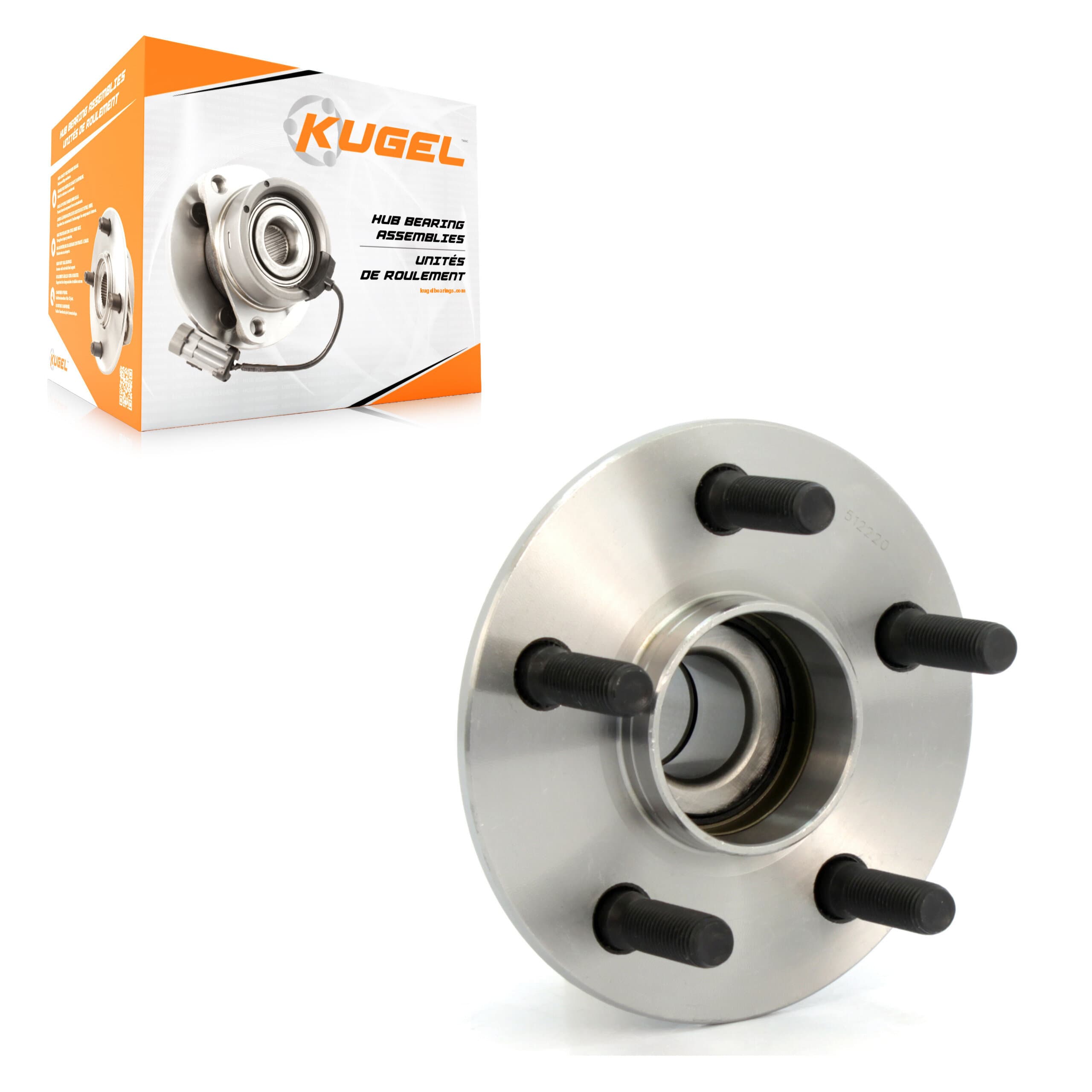 Kugel - 70-512220 - Rear Wheel Bearing and Hub Assembly image 1