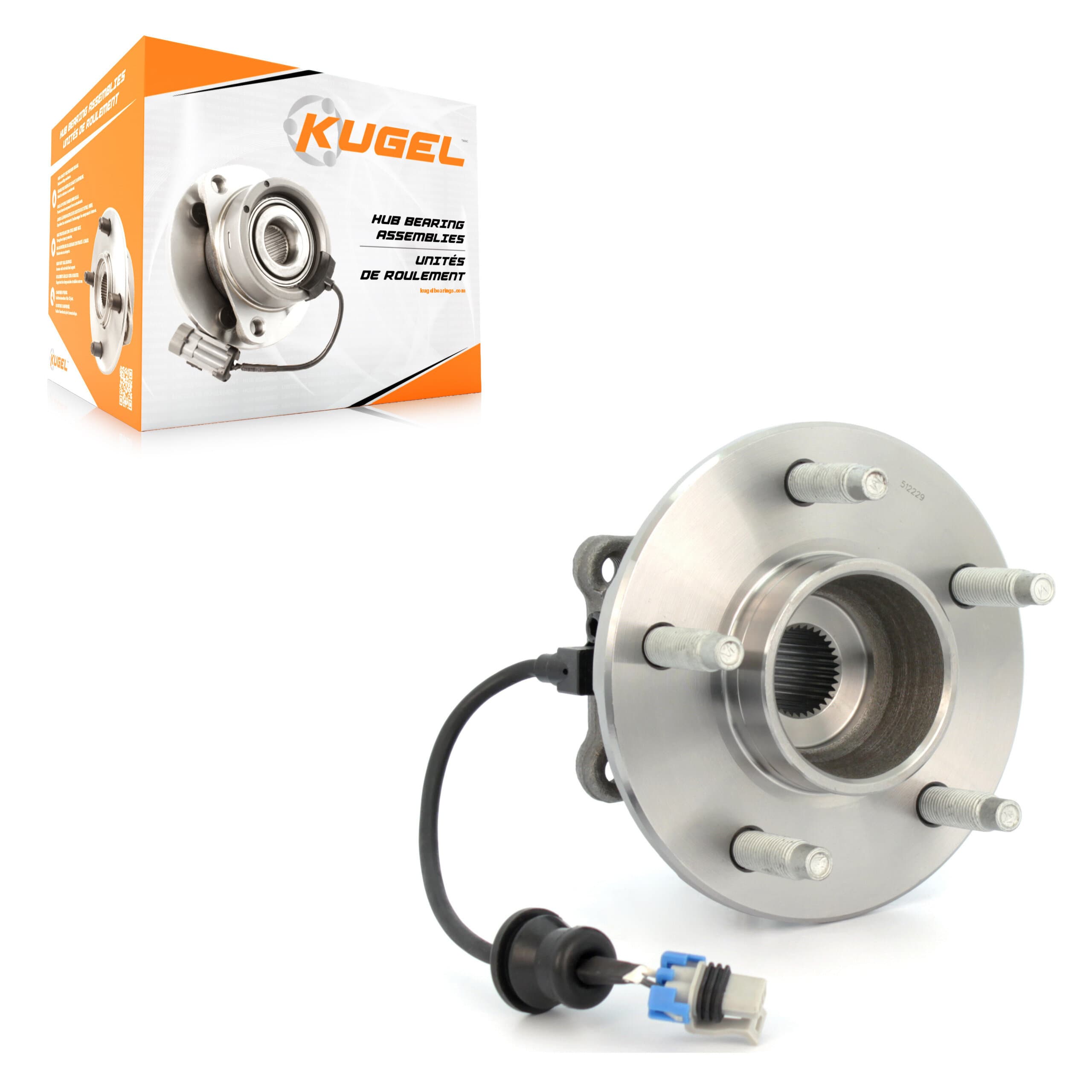 Kugel - 70-512229 - Rear Wheel Bearing and Hub Assembly image 1