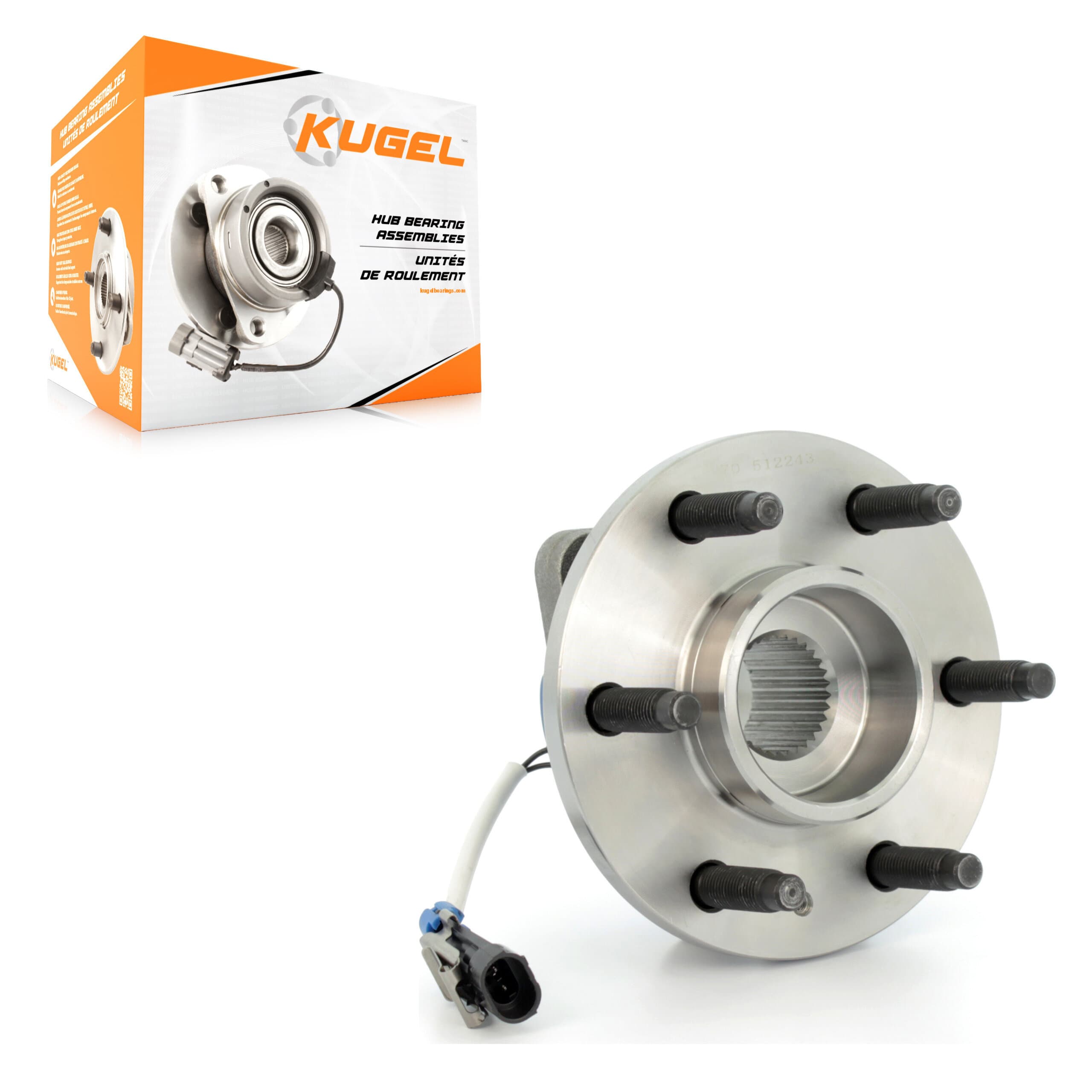 Kugel - 70-512243 - Rear Wheel Bearing and Hub Assembly image 1