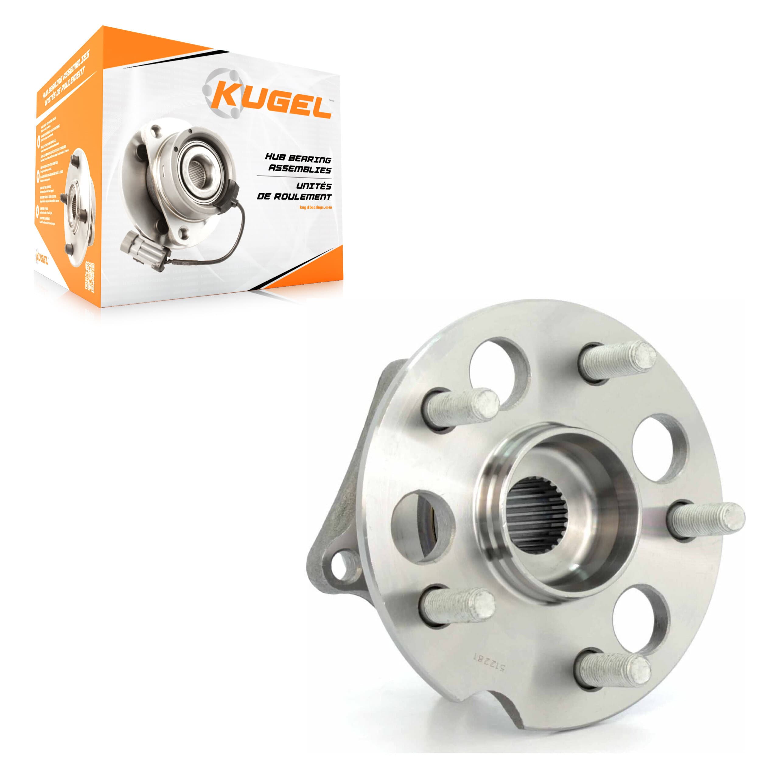 Kugel - 70-512281 - Rear Wheel Bearing and Hub Assembly image 1