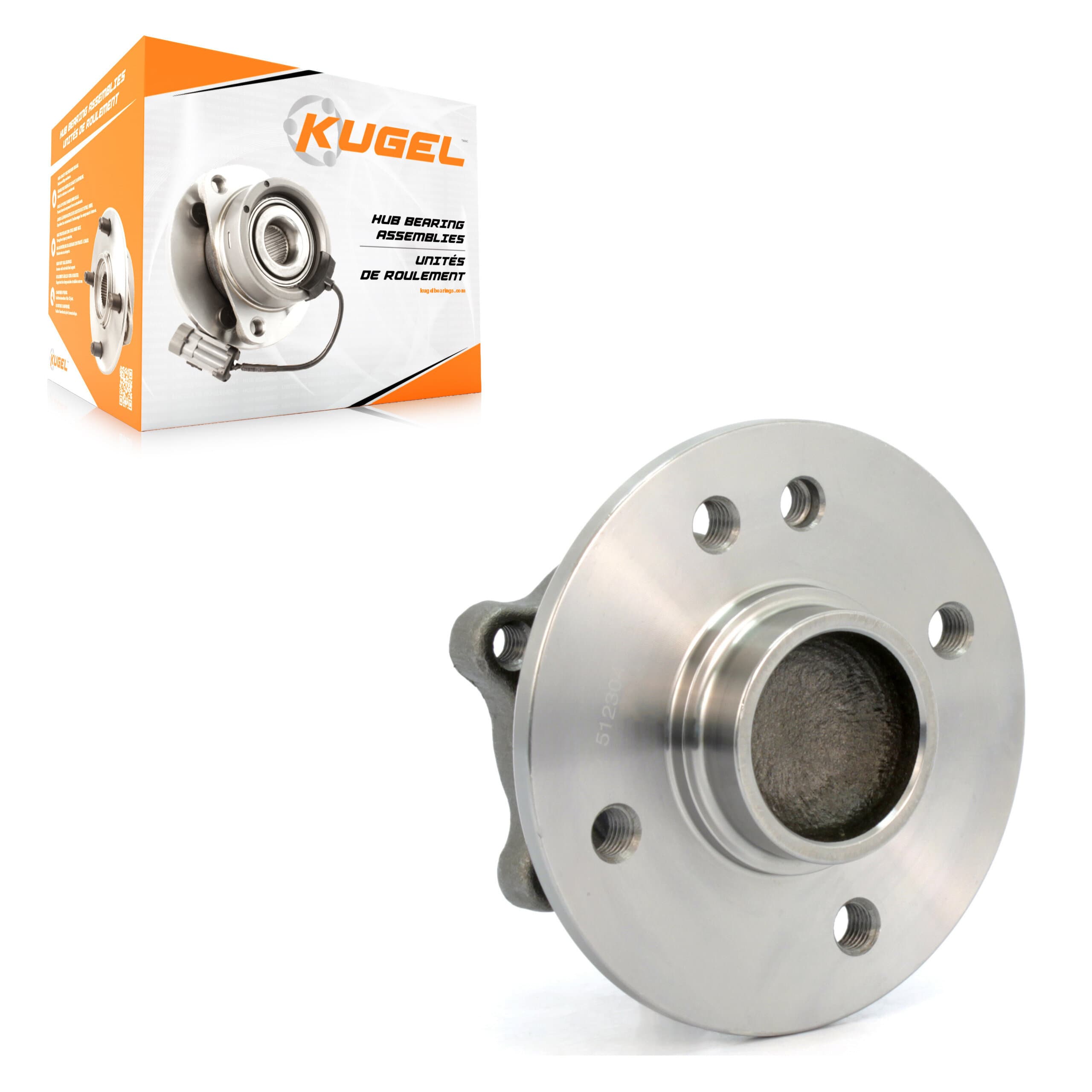 Kugel - 70-512304 - Rear Wheel Bearing and Hub Assembly image 1