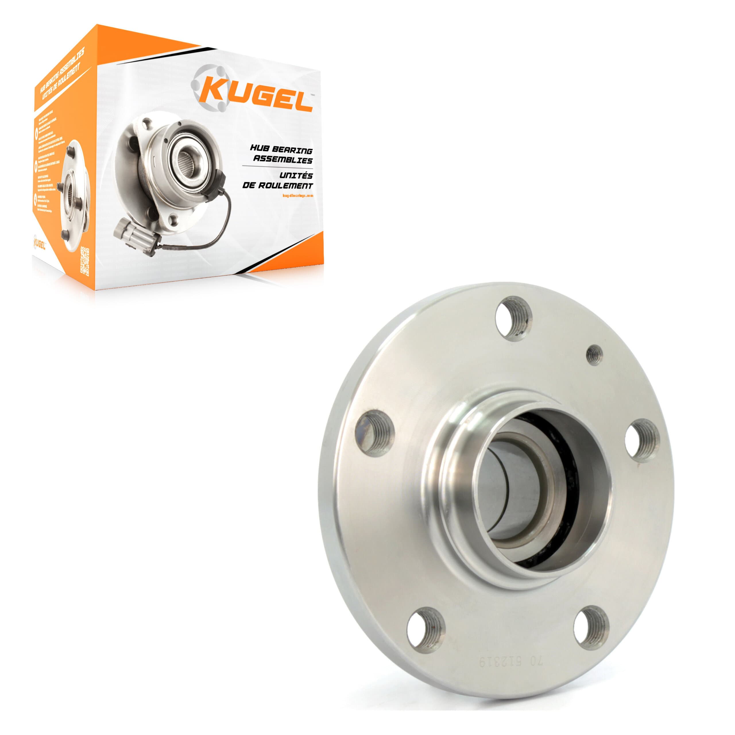 Kugel - 70-512319 - Rear Wheel Bearing and Hub Assembly image 1