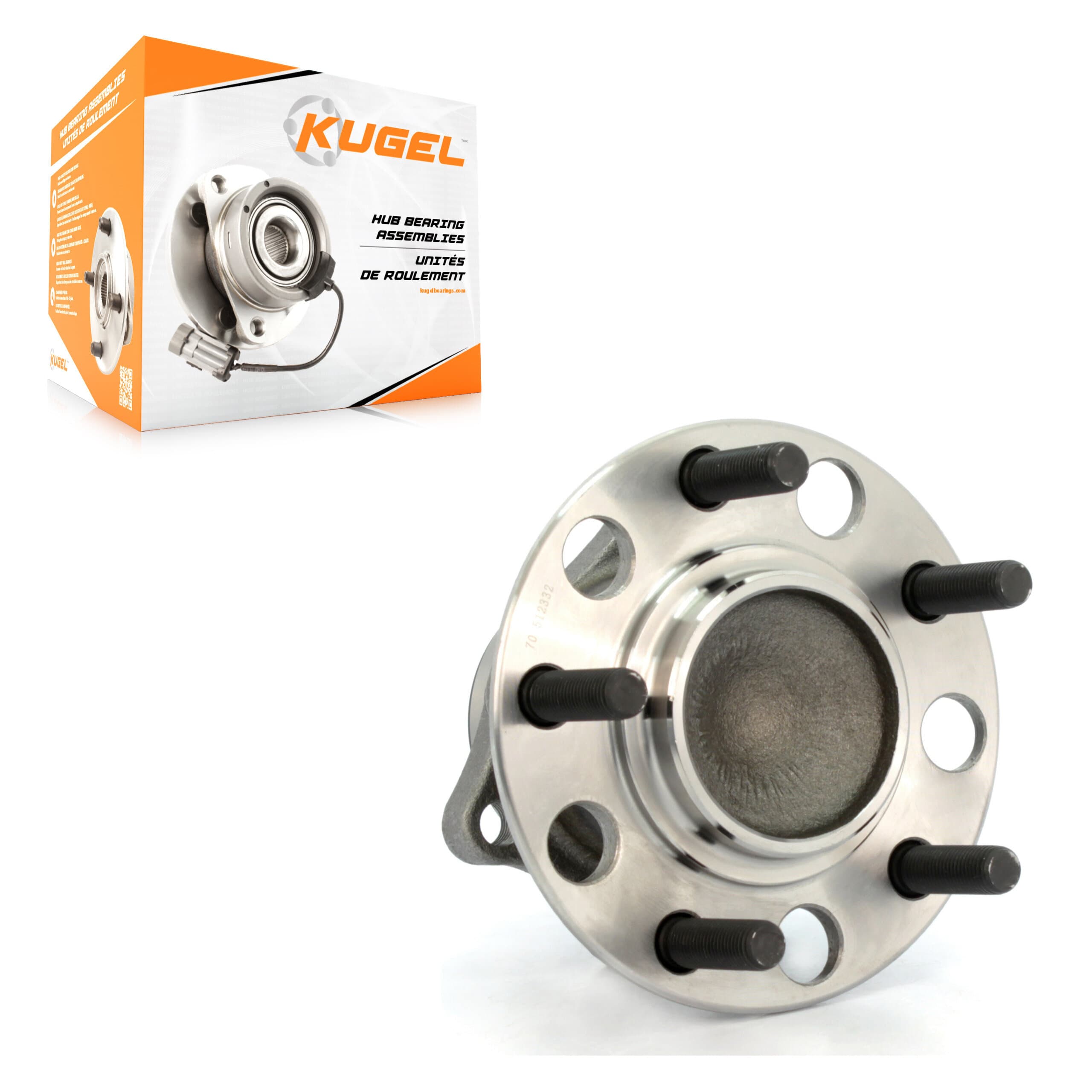 Kugel - 70-512332 - Rear Wheel Bearing and Hub Assembly image 1