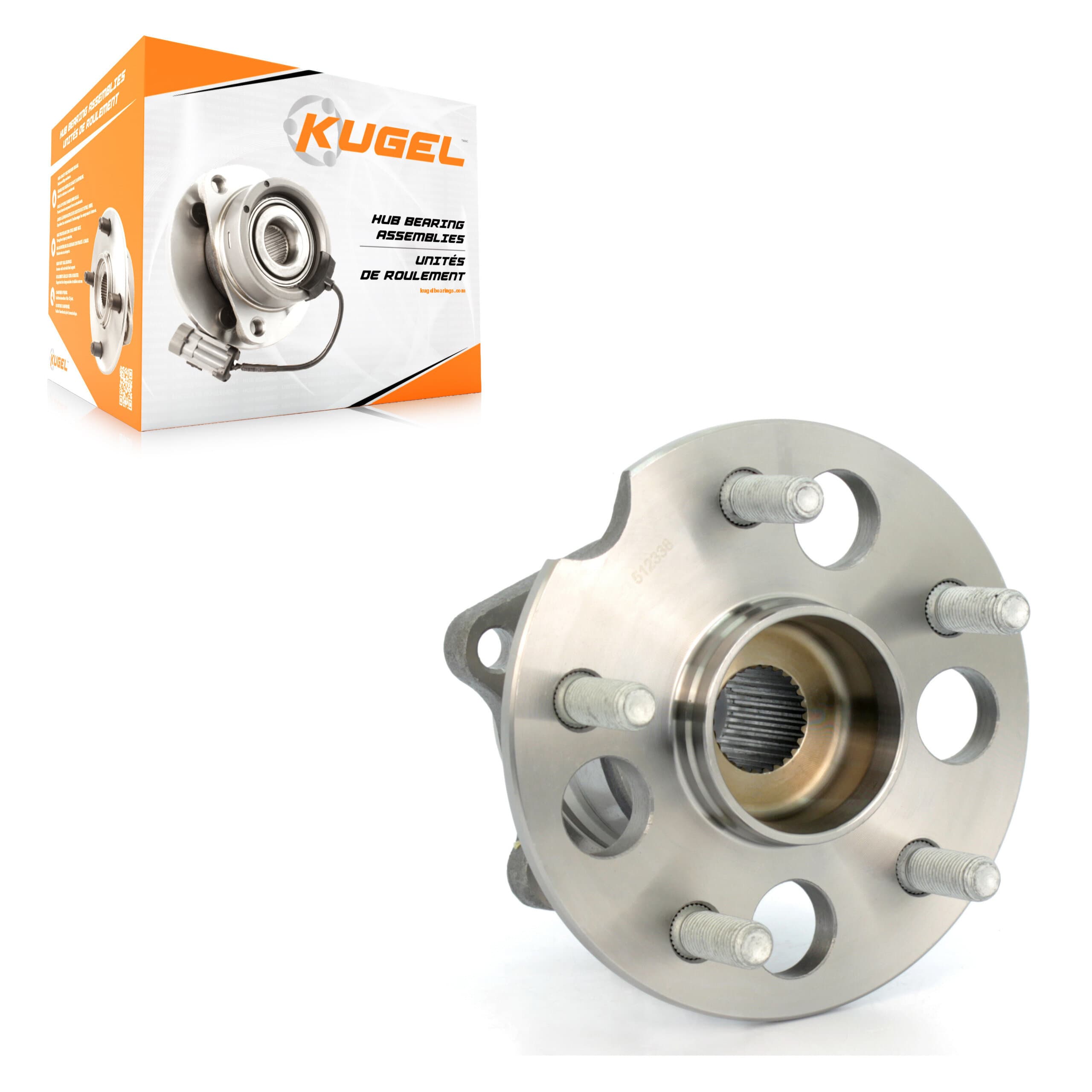 Kugel - 70-512338 - Rear Wheel Bearing and Hub Assembly image 1